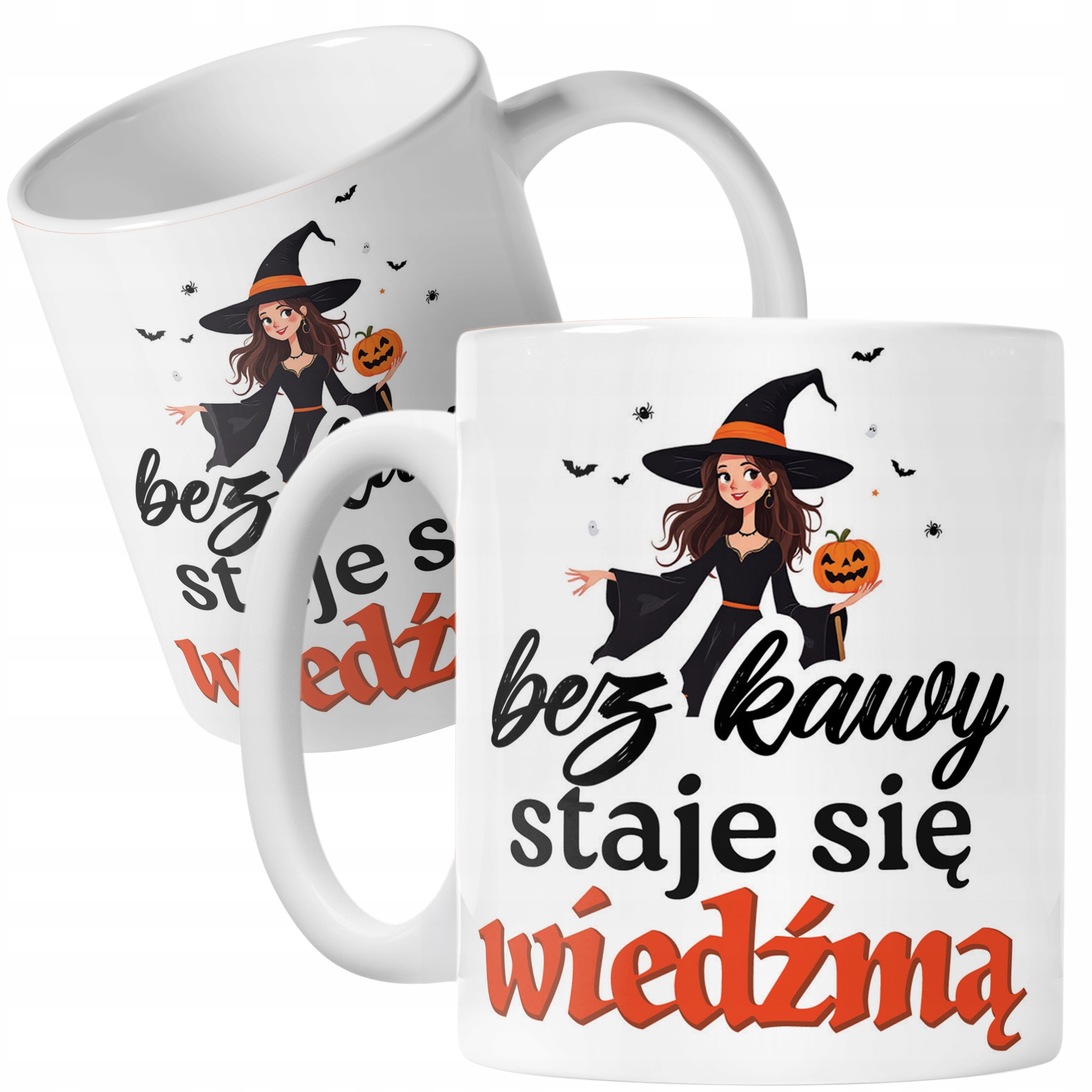 Kubek ceramiczny Bez Kawy Staje Się Wiedźmą Dla Kobiety Prezent