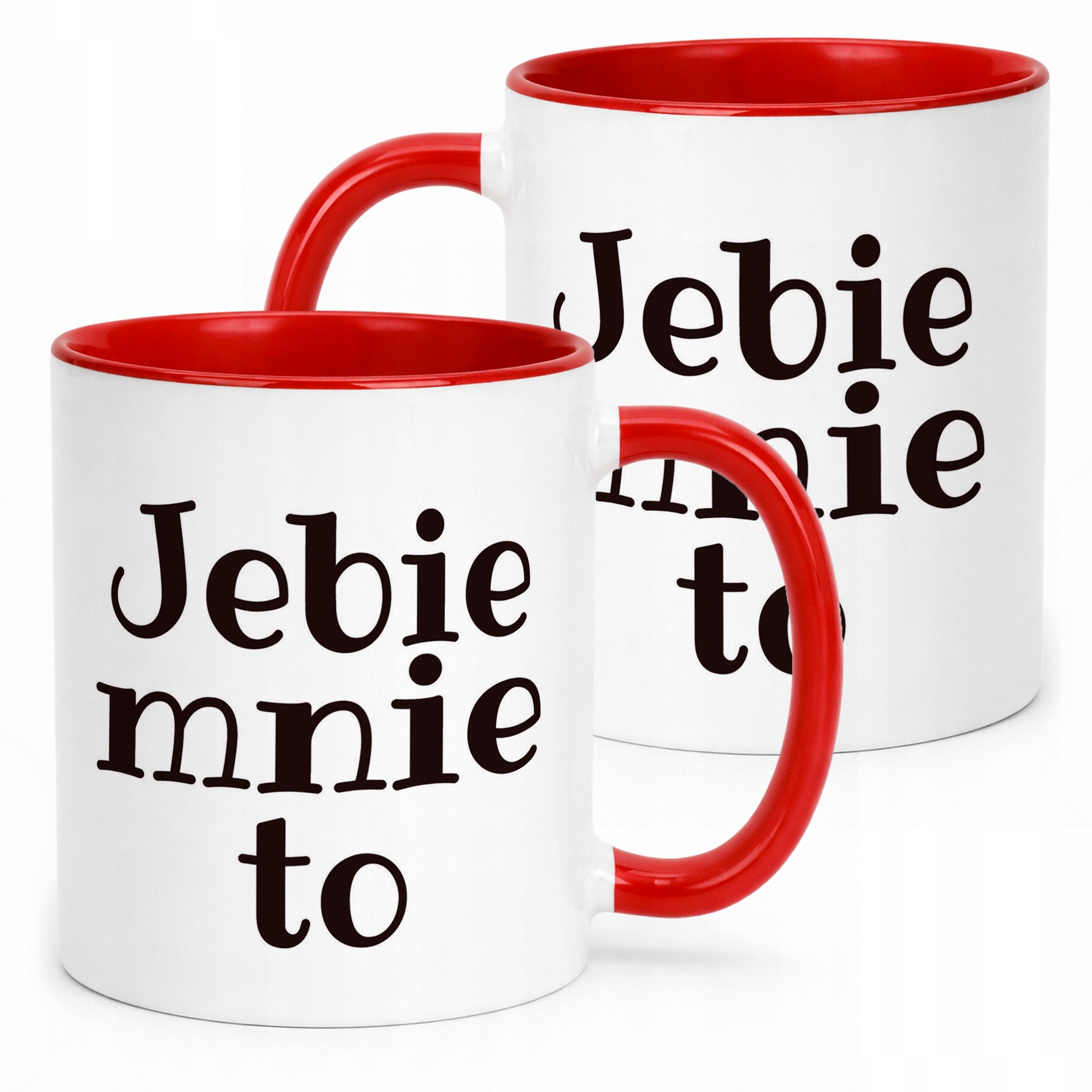 Kubek ceramiczny Jeb*e Mnie To Śmieszny Zabawny Prezent