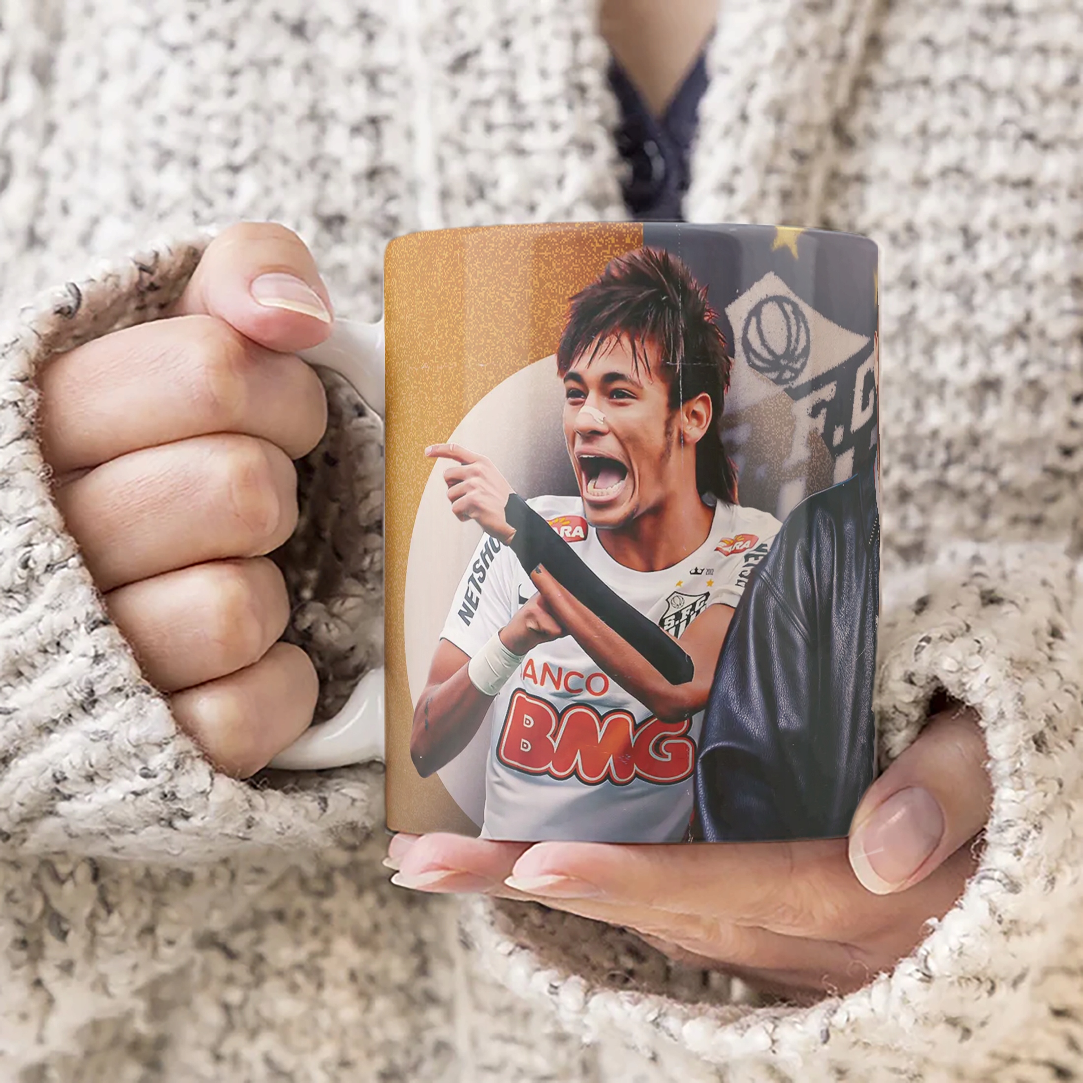 Kubek Neymar dla fanów Al Hilal i Santos dla kibica na prezent