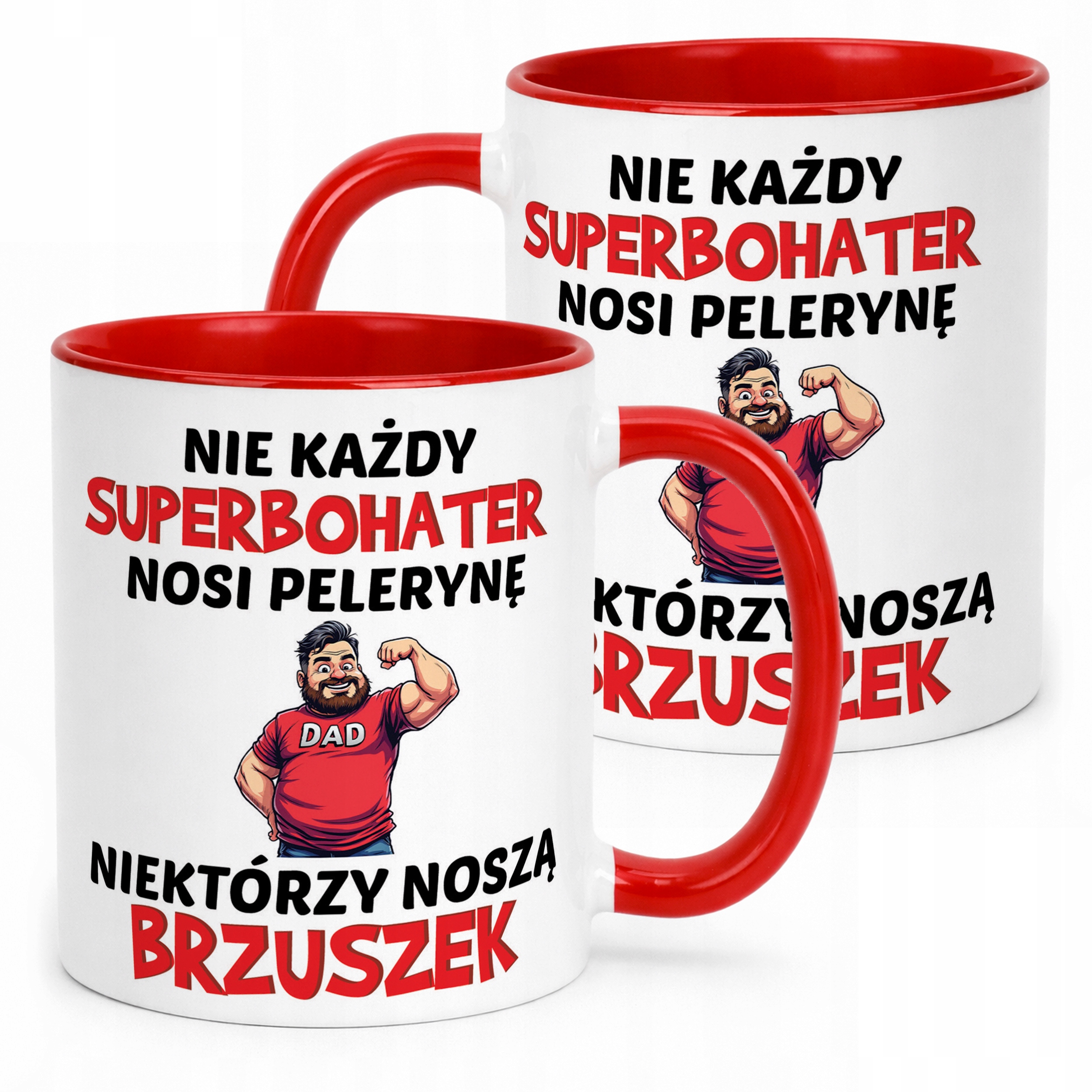 Kubek ceramiczny Dzień Ojca Dla Taty Nie Każdy Bohater Prezent