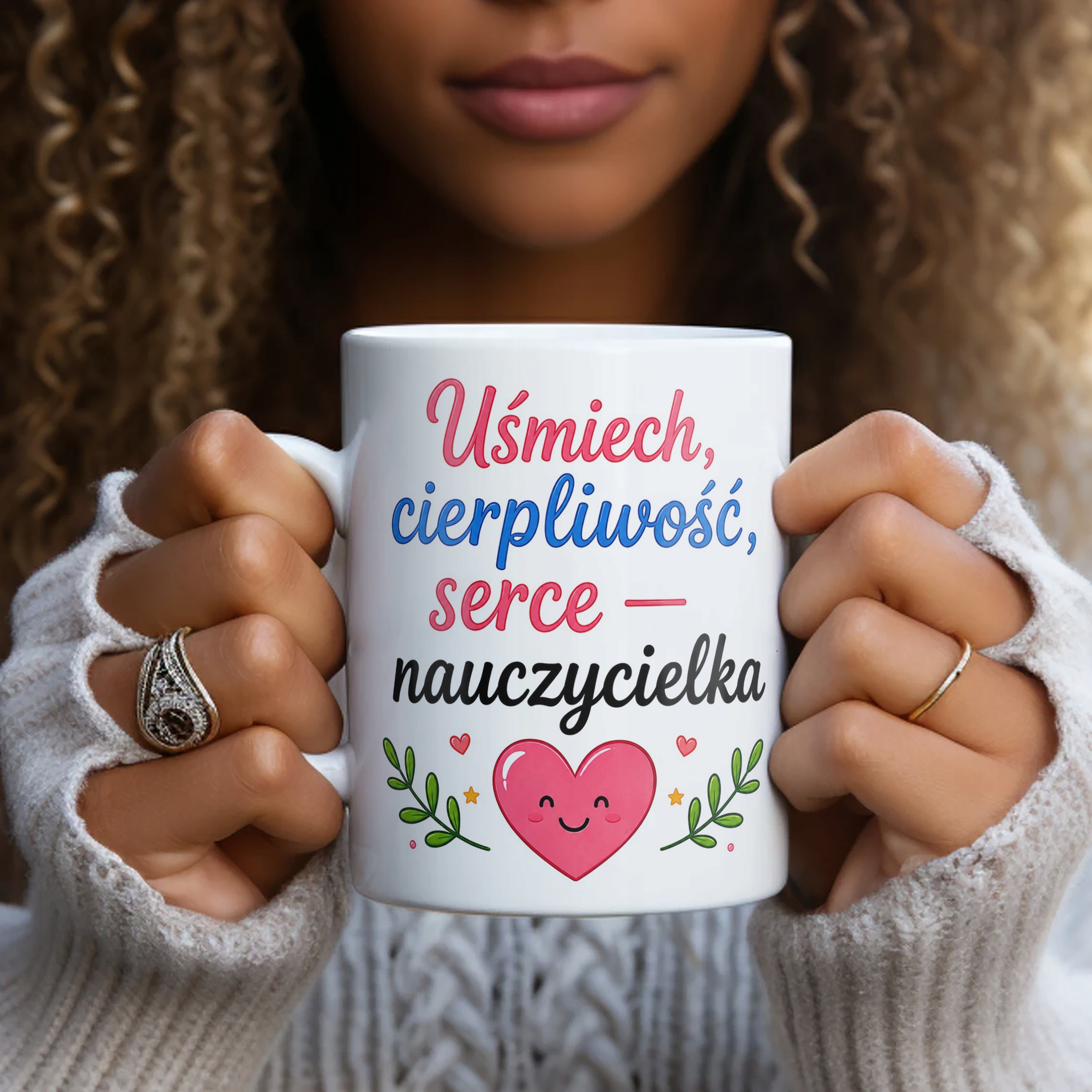 Kubek Dzień Nauczyciela Zakończenie Roku Dla Nauczycielki Prezent Upominek