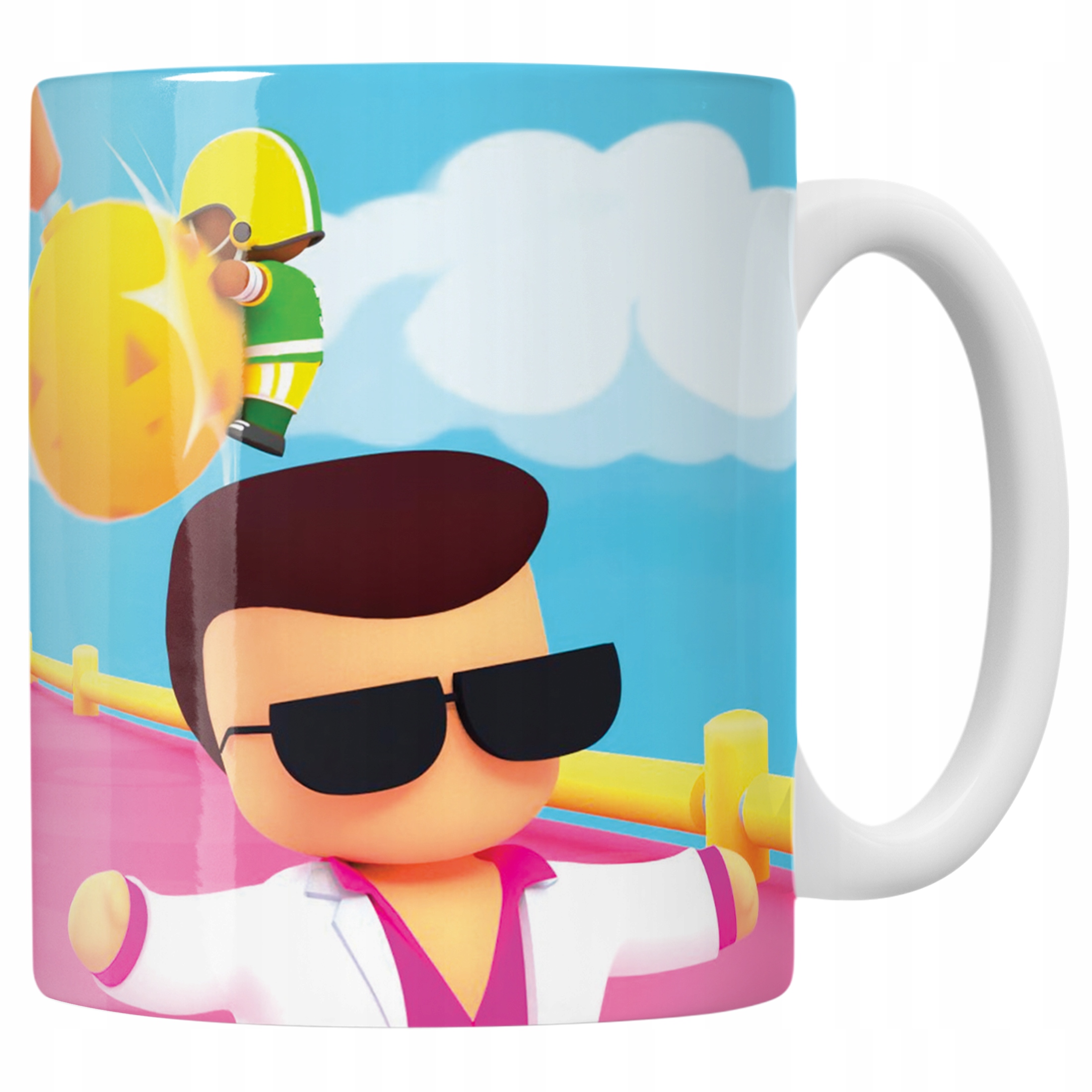 Kubek ceramiczny Stumble Guys Dla Fanów Gry Graczy Dla Dzieci Prezent