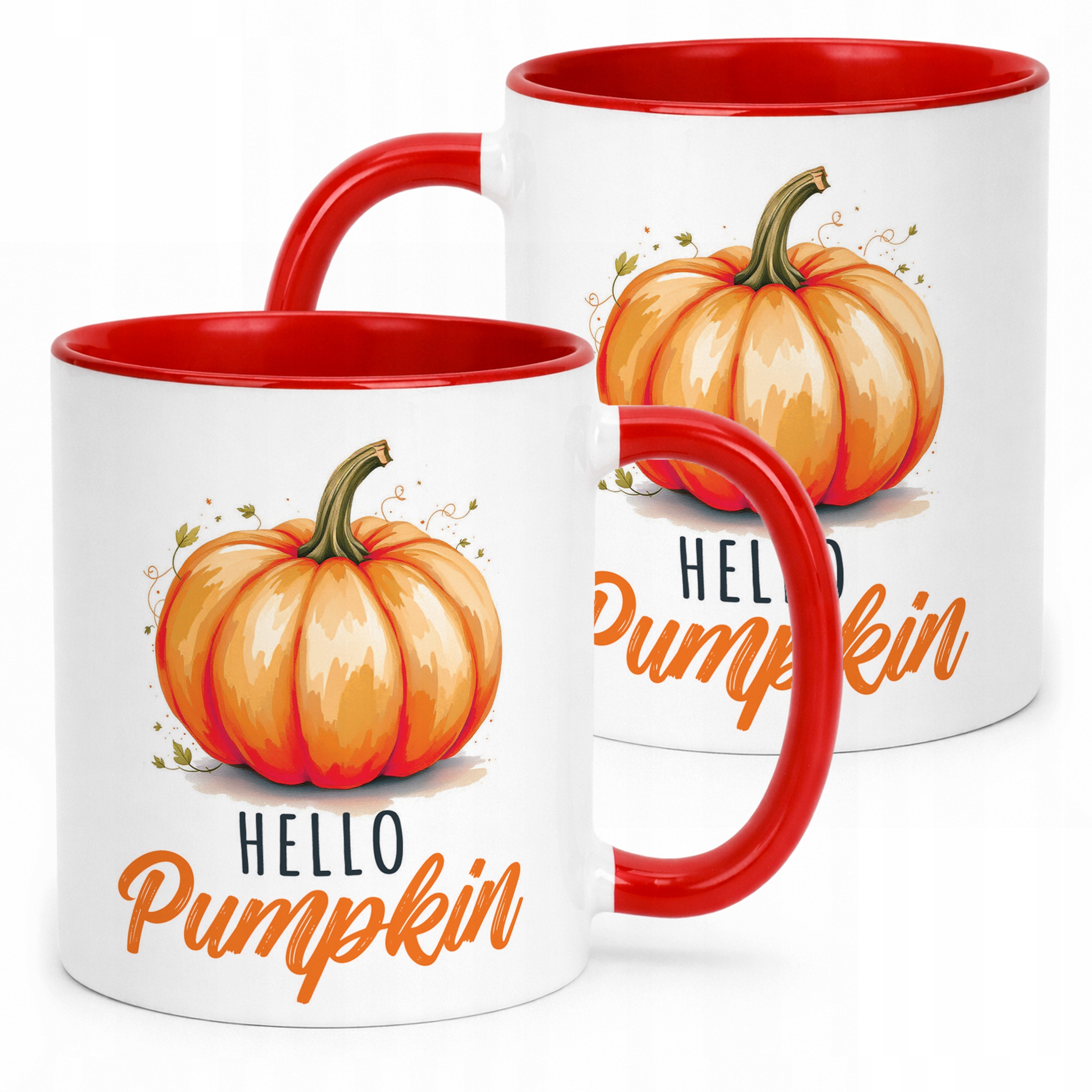 Kubek ceramiczny Jesienny Jesień Hello Pumpkin Dynia Prezent