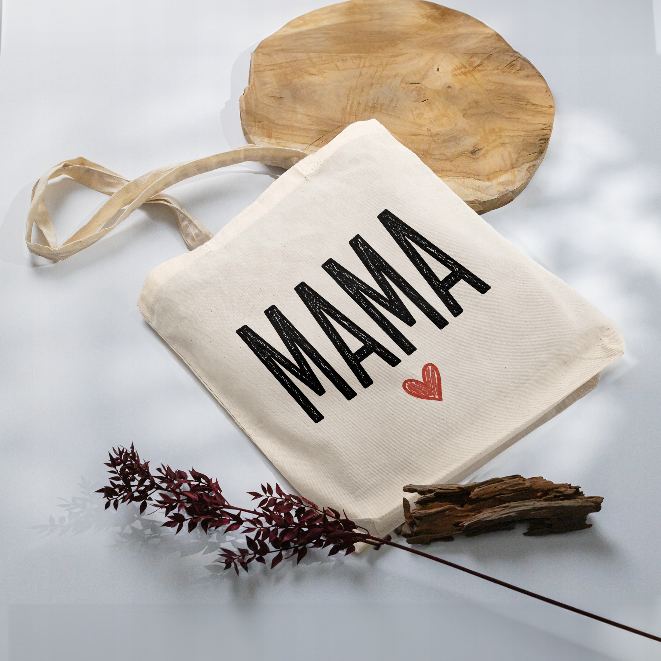 Torba dla mamy bawełniana premium prezent na Dzień Matki modny prezent