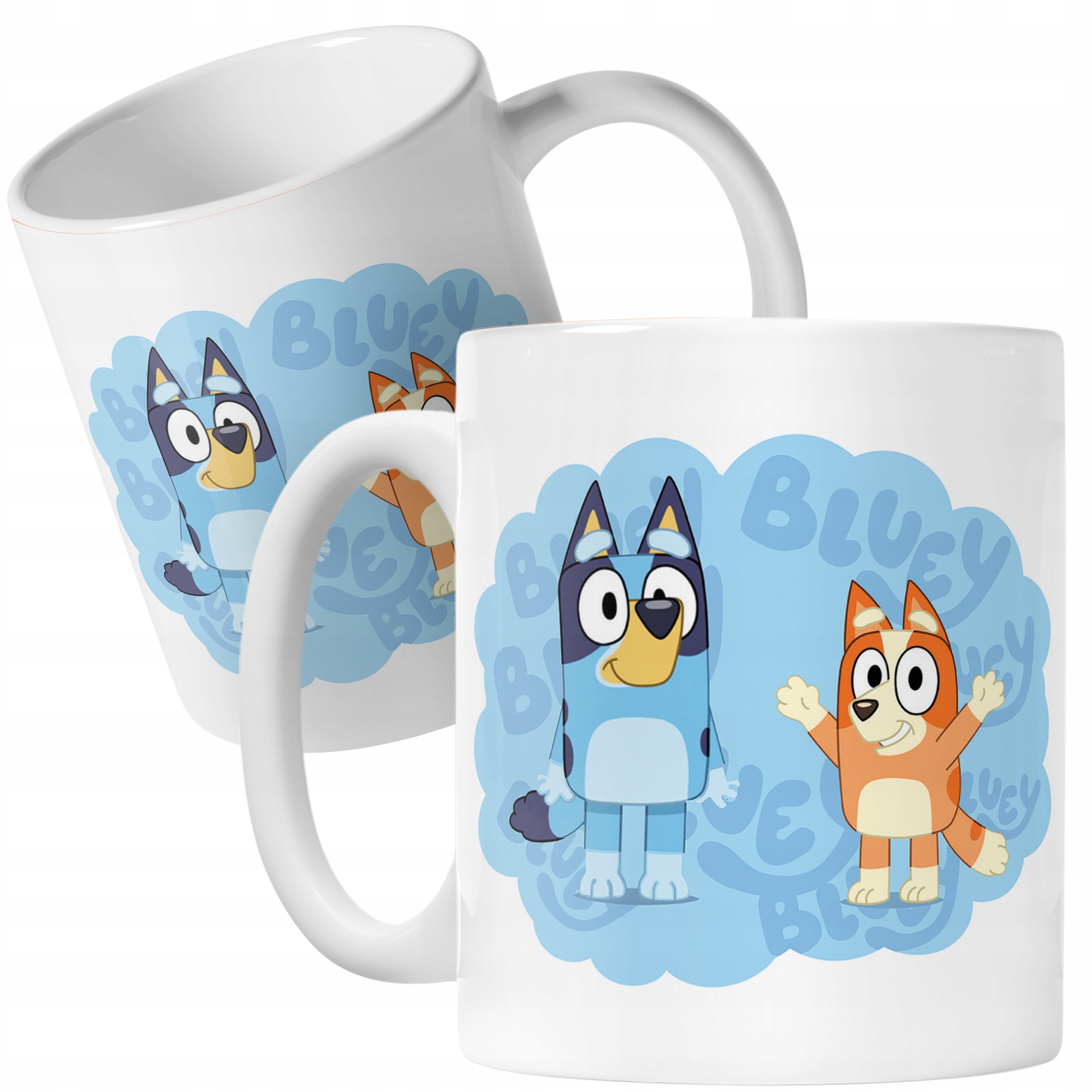 Kubek ceramiczny Bluey Bingo Dla Fana Bajki Dla Dzieci Prezent