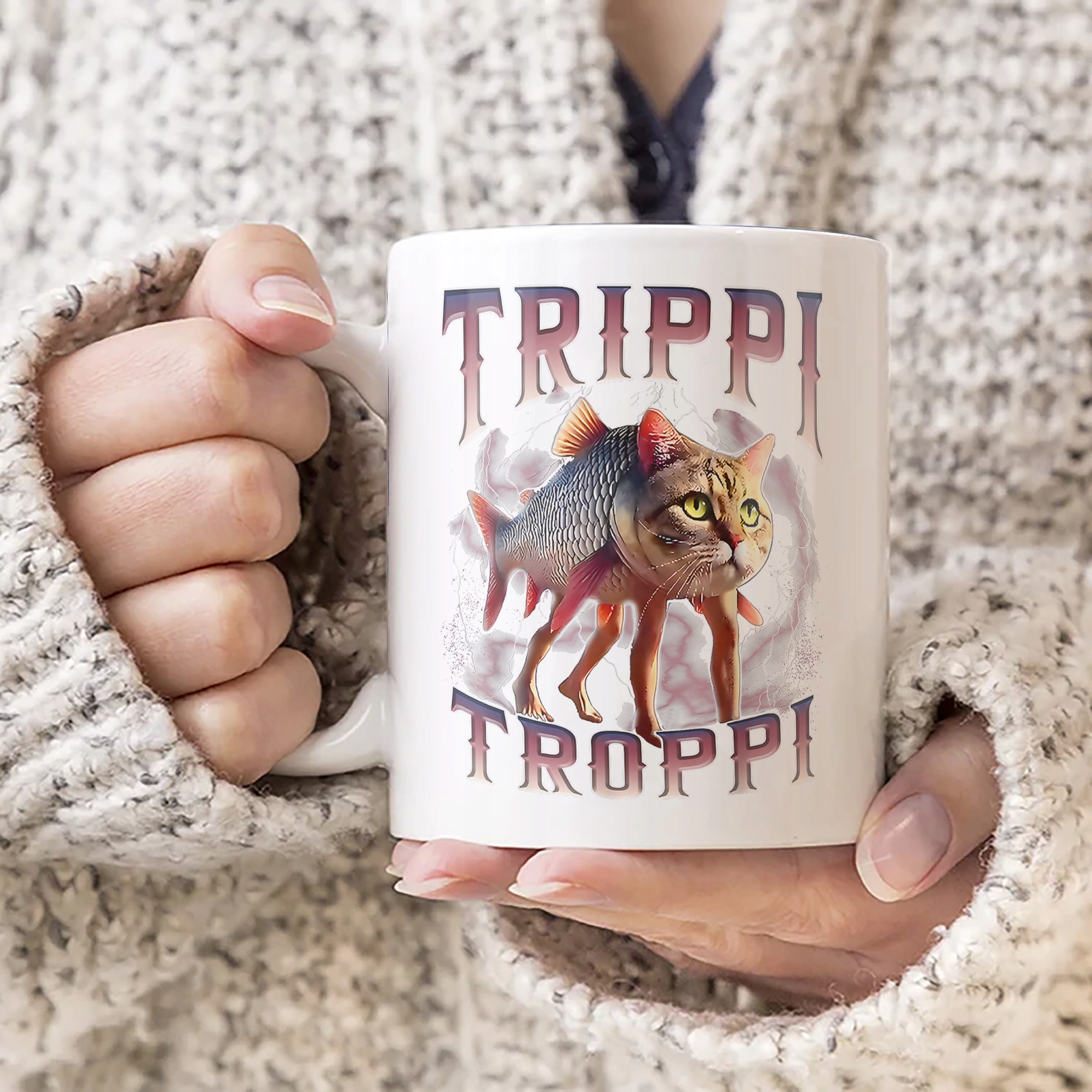 Kubek ceramiczny Trippi Troppi viral tiktok brainrot mem