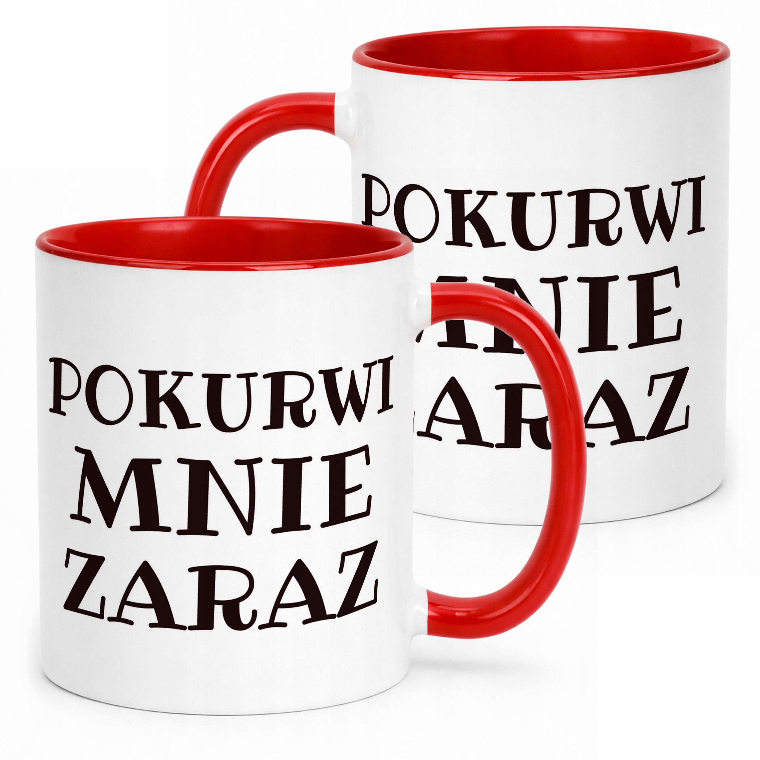Kubek ceramiczny Pok**wi Mnie Zaraz Śmieszny Zabawny Prezent
