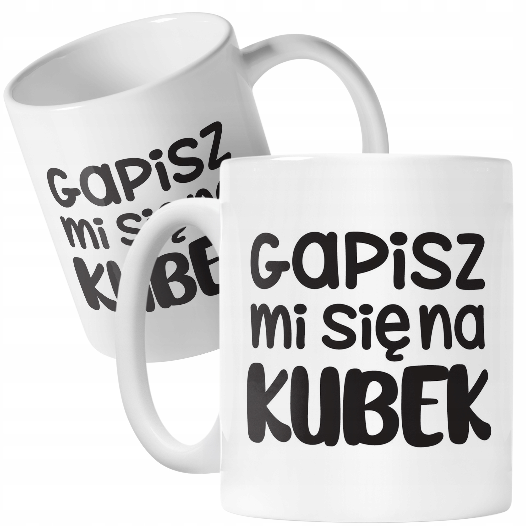 Kubek ceramiczny Gapisz Mi Się Na Kubek Śmieszny Zabawny Prezent