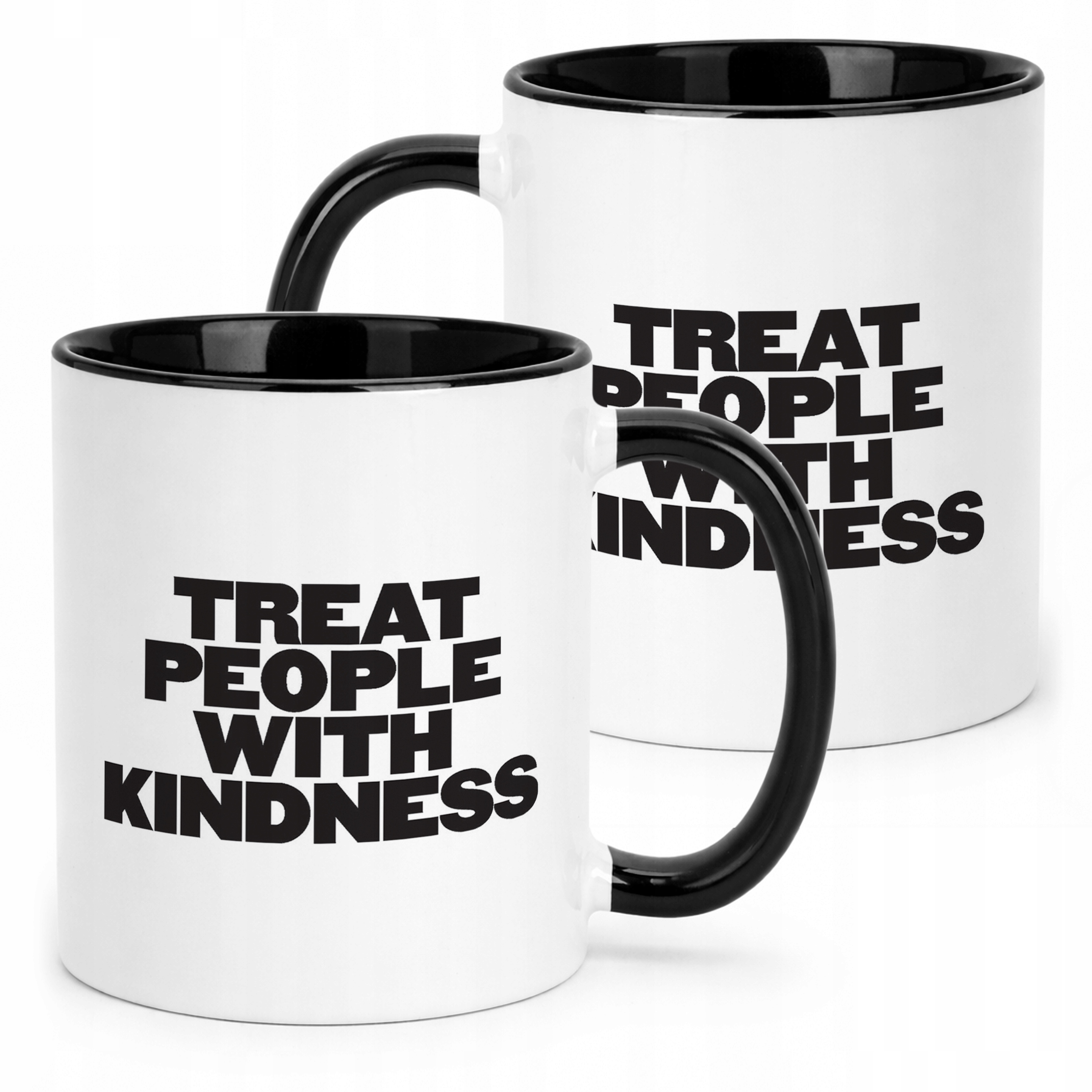 Kubek Czarny Treat People With Kindness Harry Styles Dla Fanów