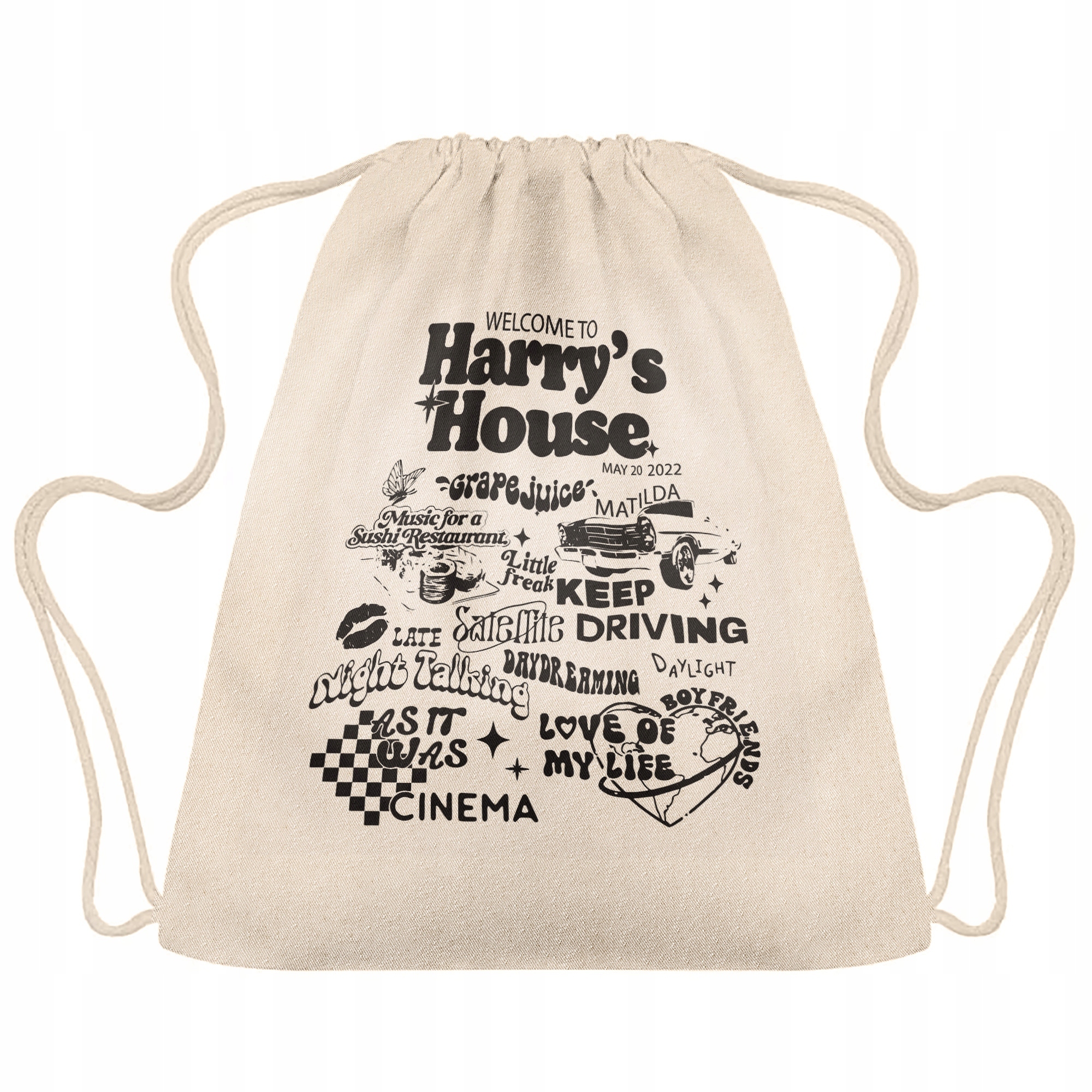 Plecak bawełniany 34×40 Harry Styles Harry’s House