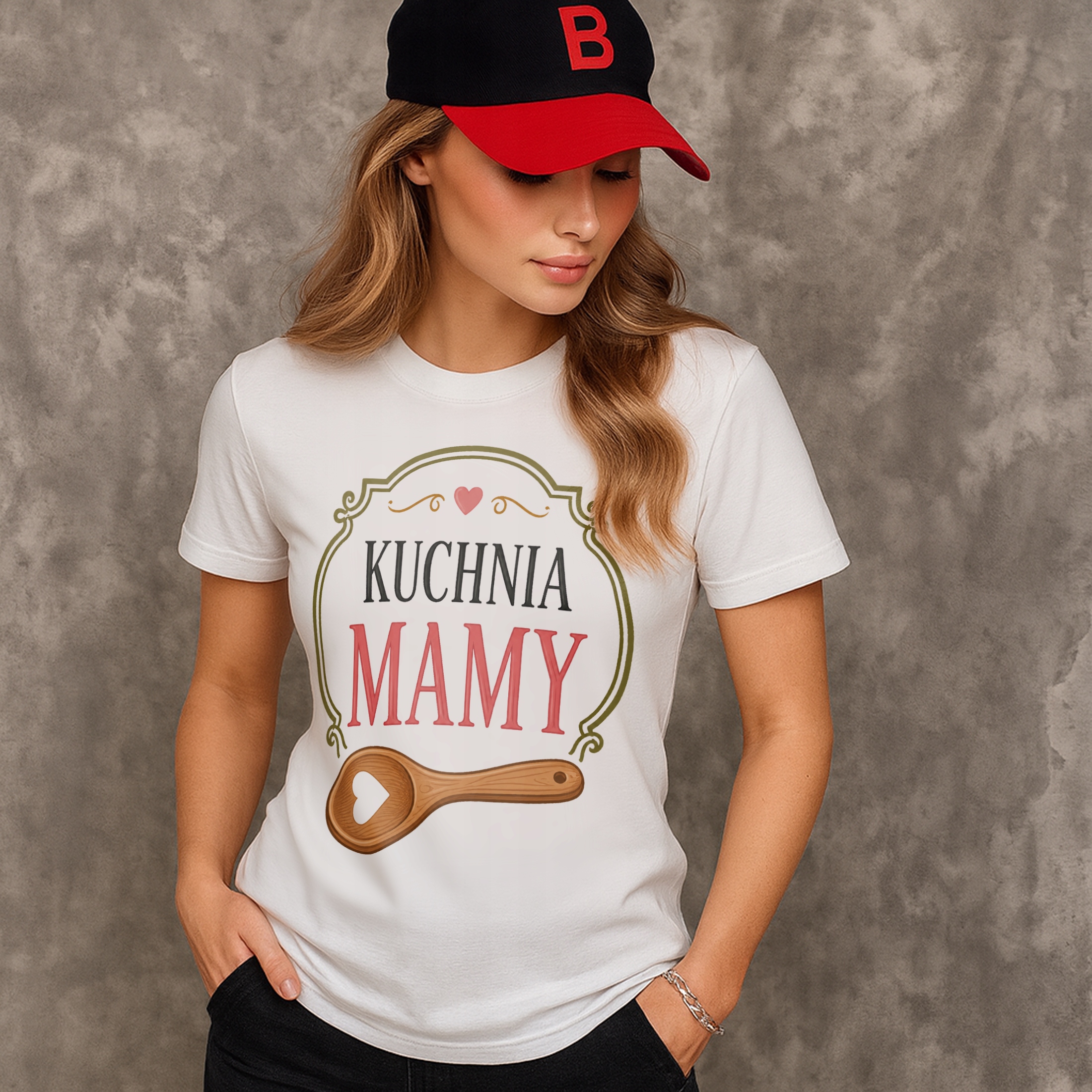 Koszulka biała damska Dzień Matki Dla Mamy Prezent Upominek r. S