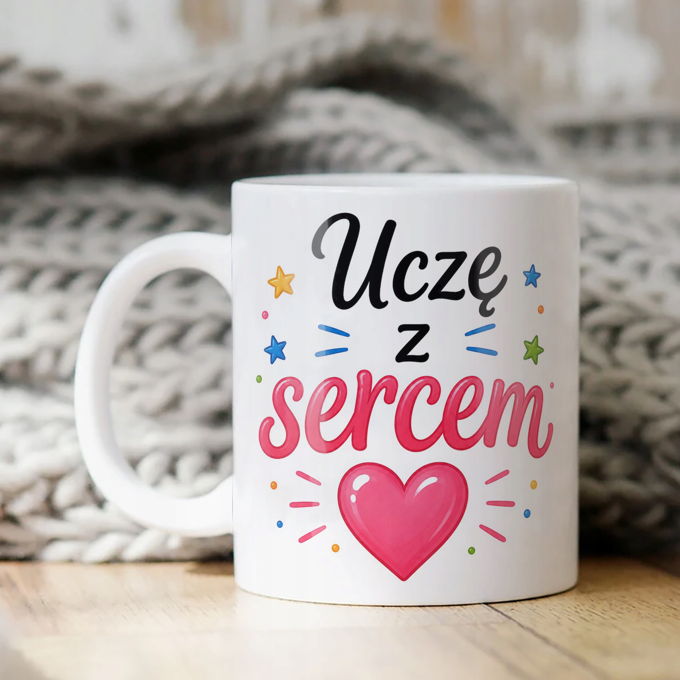 Kubek Dzień Nauczyciela Zakończenie Roku Prezent Upominek Szkoła