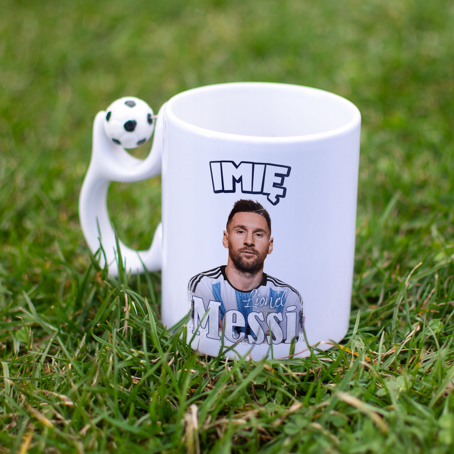 Kubek piłkarski personalizowany Lionel Messi dla kibiców Inter Miami