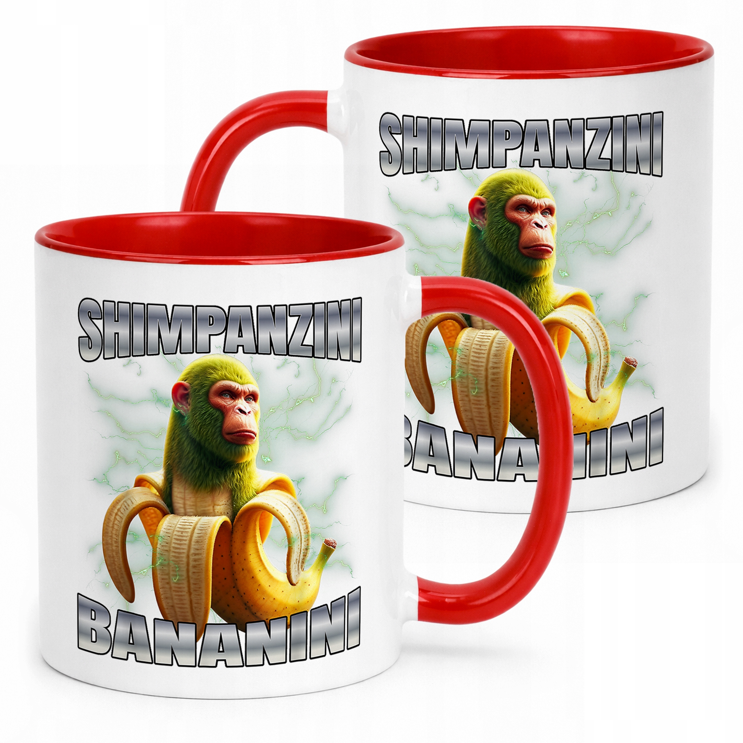 Kubek ceramiczny Chimpanzini Bananini viral tiktok brainrot