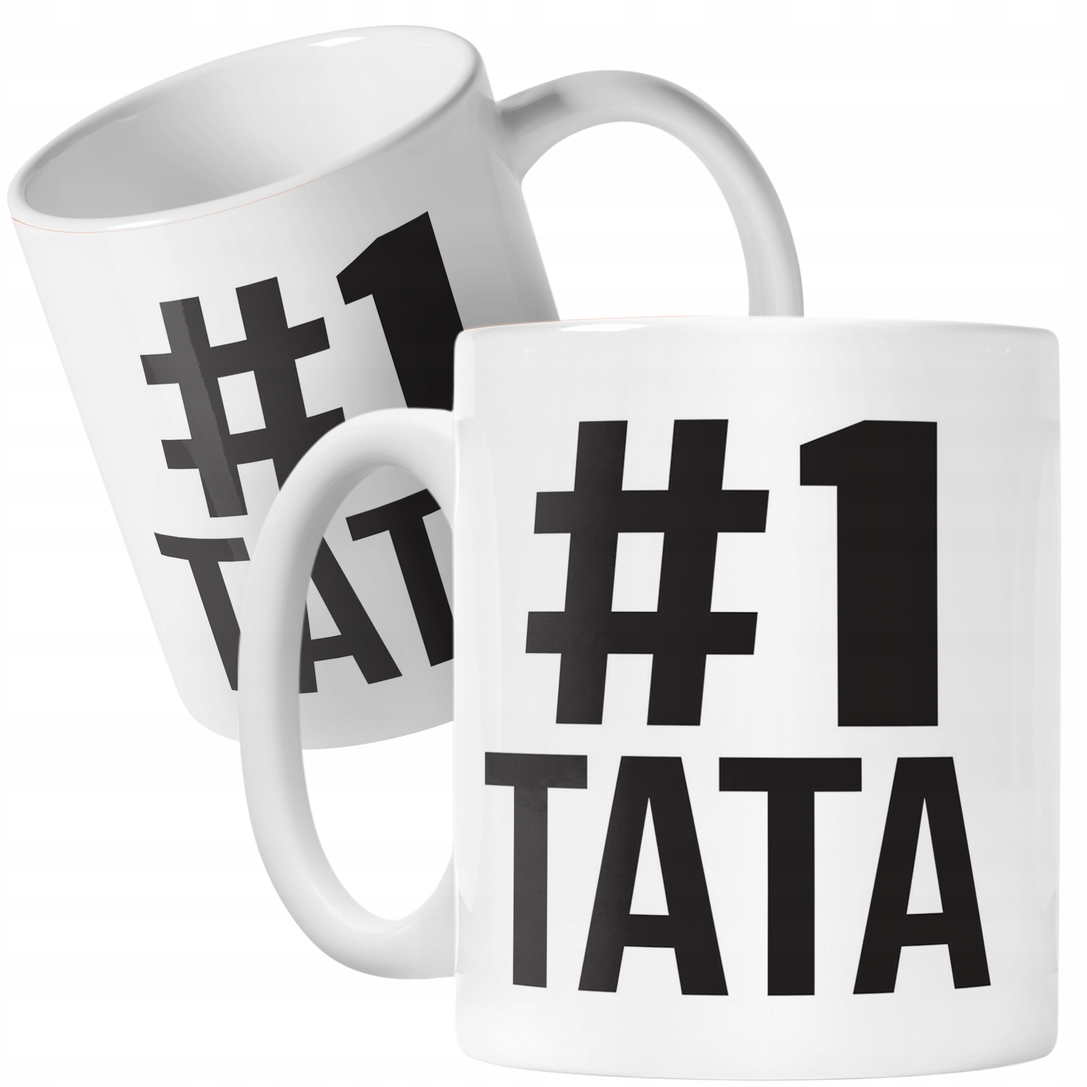 Kubek ceramiczny Dzień Ojca 1# TATA Prezent Upominek Dla Taty