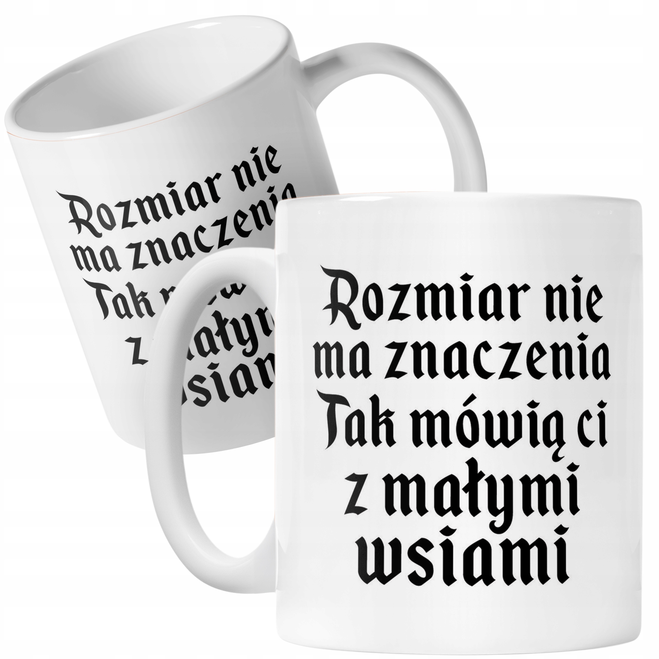 Kubek ceramiczny 1670 Rozmiar Nie Ma Znaczenia Jan Paweł Prezent