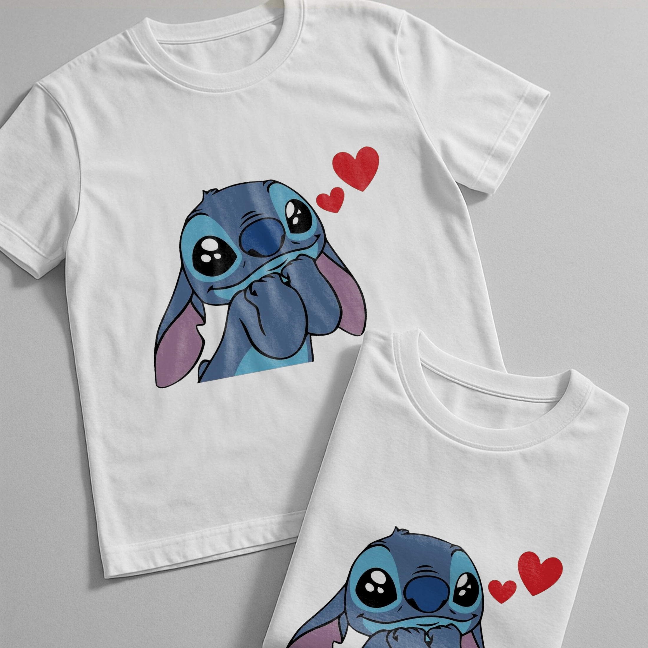 Koszulka biała dziecięca Stitch Lilo i Stich Dla Fanów