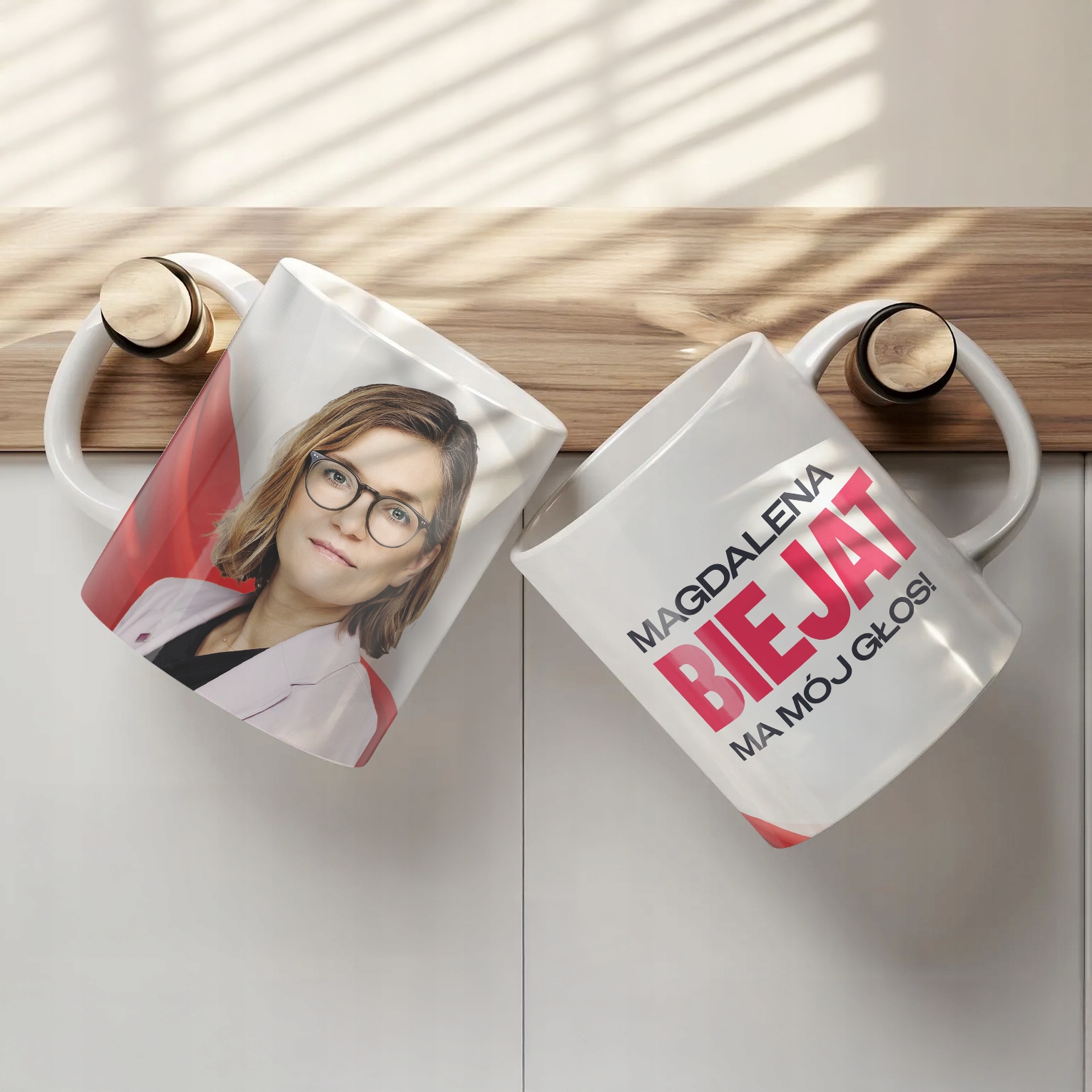 Kubek ceramiczny Magdalena Biejat Ma Mój Głos #Biejat2025 Lewica