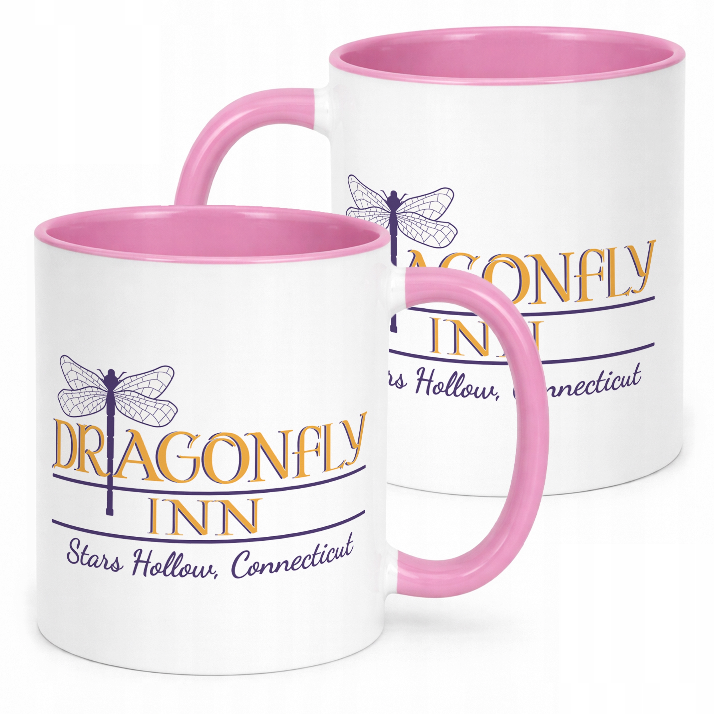 Kubek Różowy Gilmore Girls Dla Fanów Serialu Dragonfly Inn