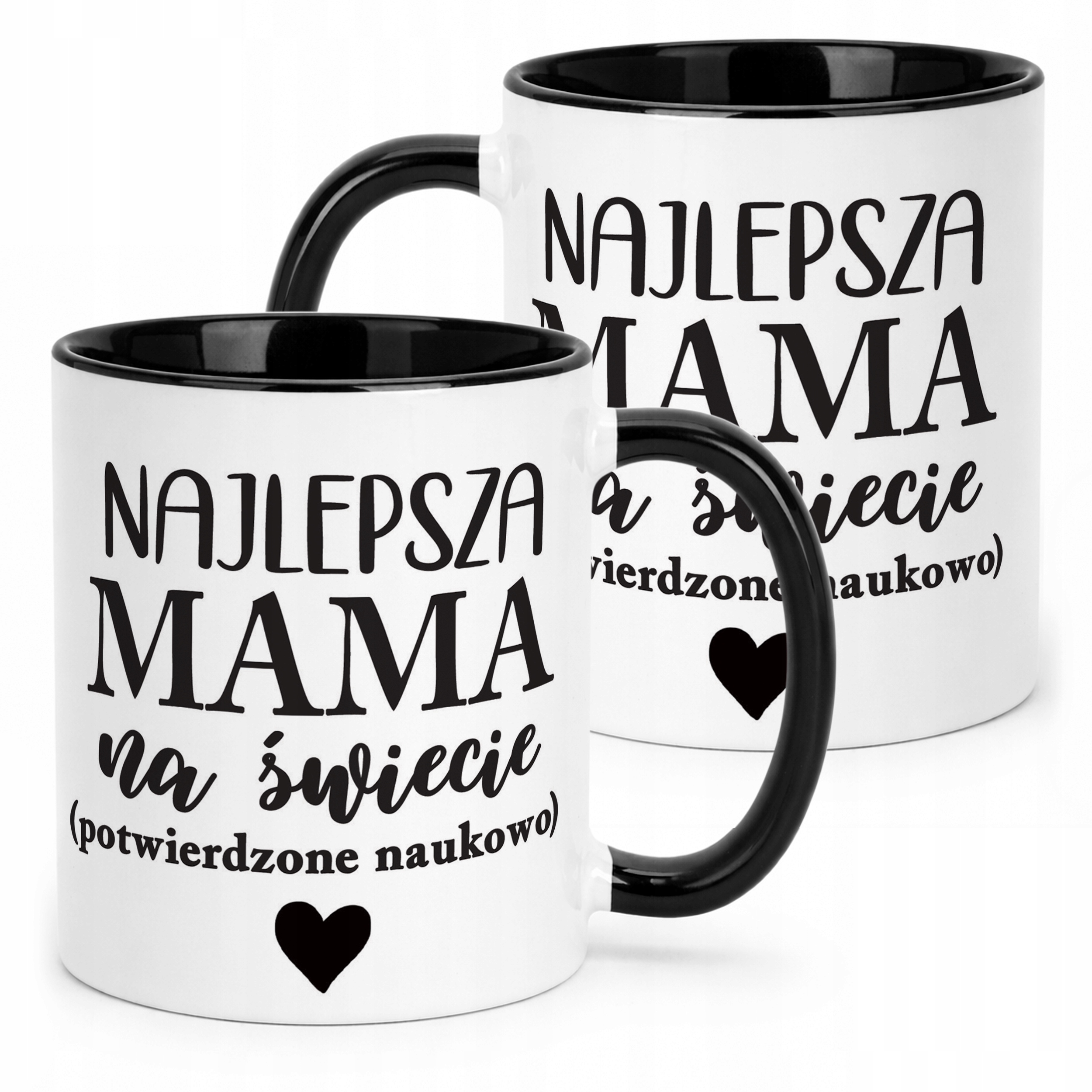 Kubek Czarny Dzień Matki Dla Mamy Prezent Najlepsza Mama na Świecie