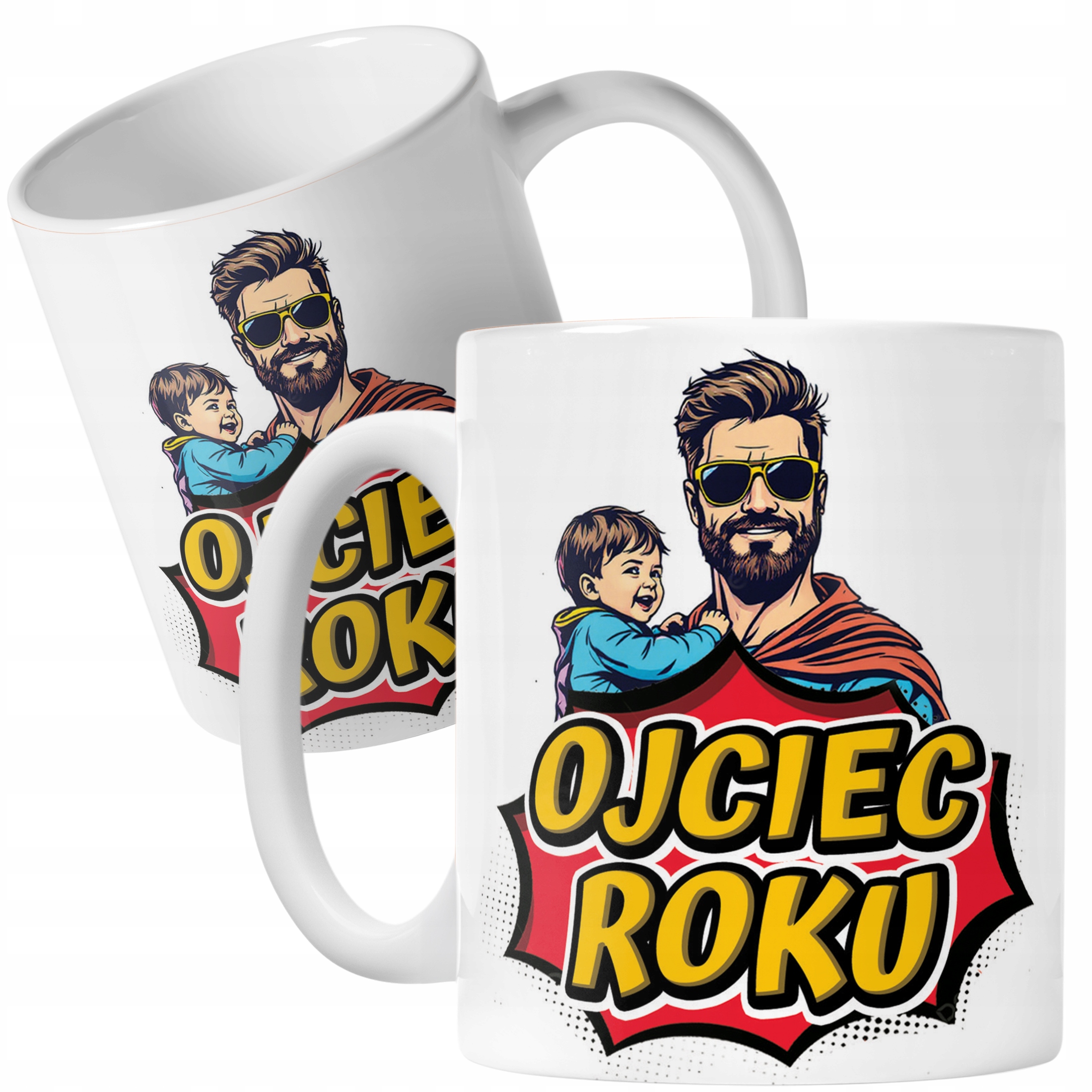 Kubek ceramiczny Dzień Ojca Dla Taty Ojciec Roku Prezent
