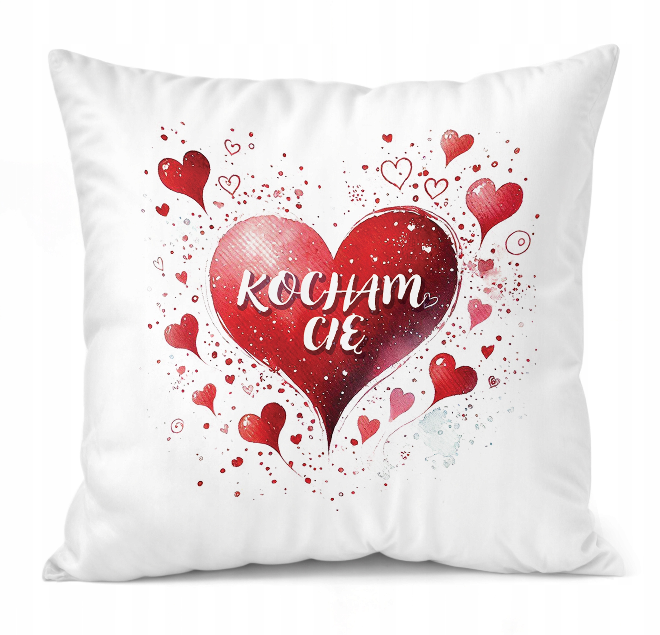Zestaw Kubek + Poduszka 38×38 cm Walentynki Kocham Cię Prezent Upominek