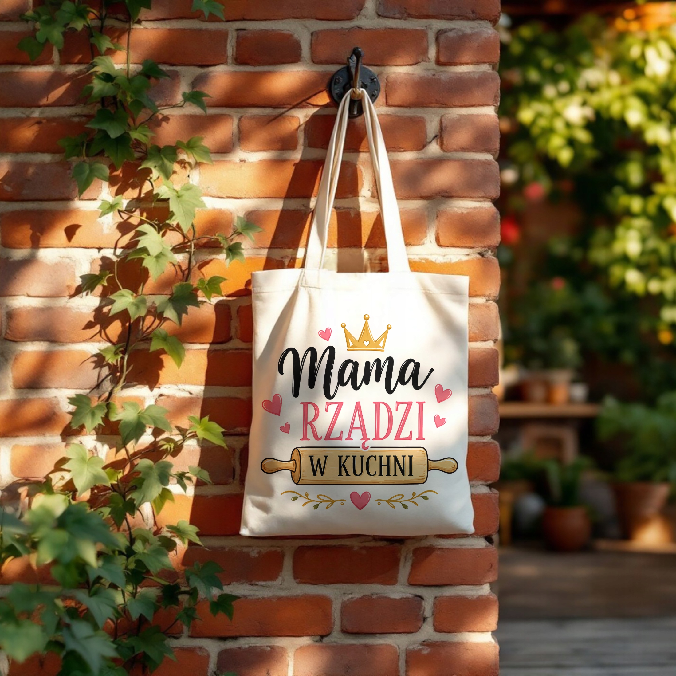 Torba bawełniana prezent dla mamy na Dzień Matki torba na zakupy