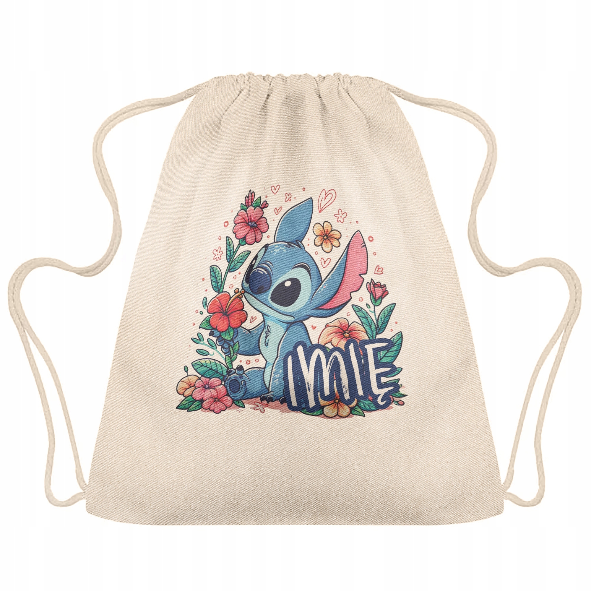 Plecak bawełniany Z imieniem Lilo i Stitch Dla Dzieci Do Szkoły Przedszkola