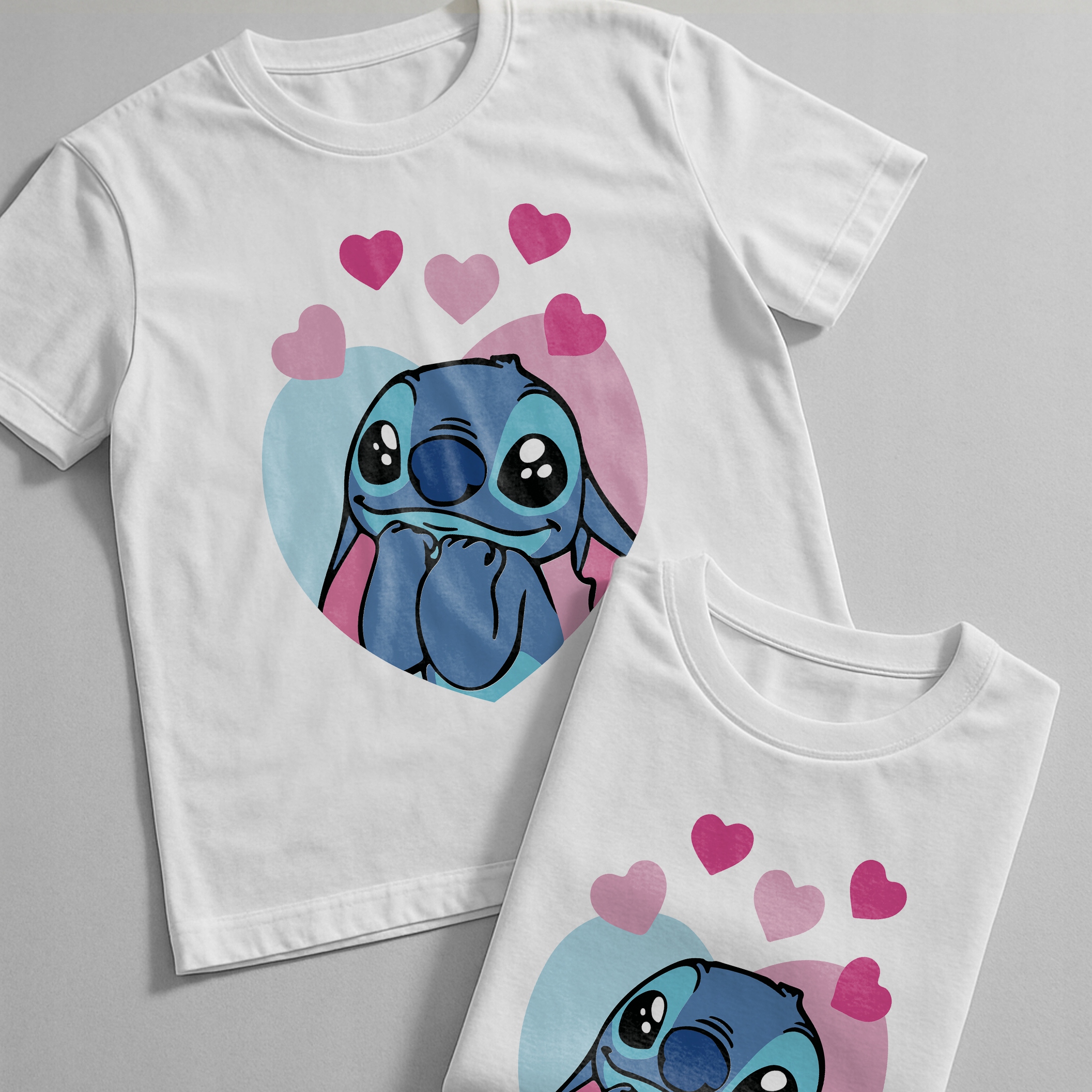 Koszulka biała dziecięca Stitch Lilo i Stich Dla Fanów