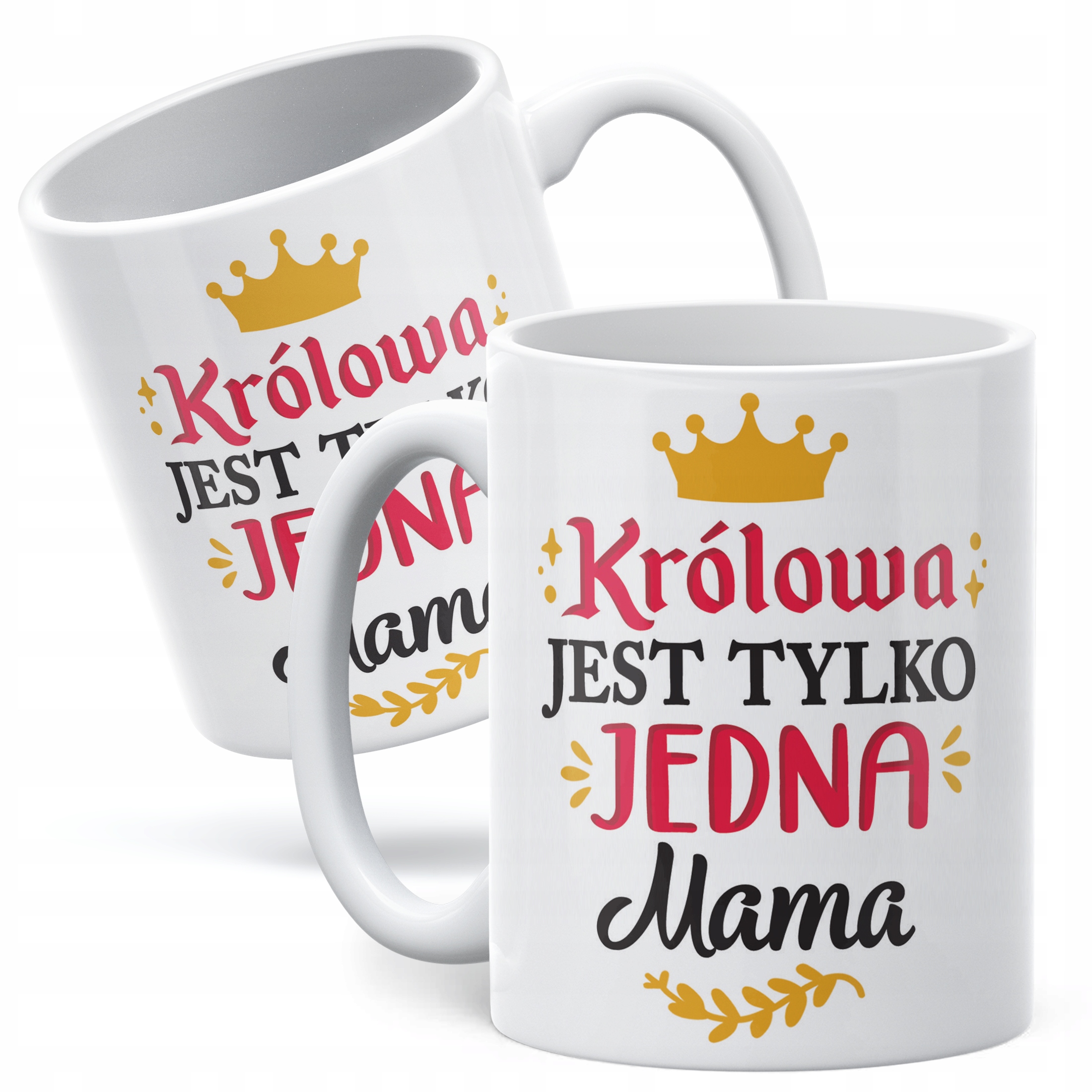 Kubek ceramiczny Dzień Matki Dla Mamy Prezent Królowa Jest Tylko Jedna