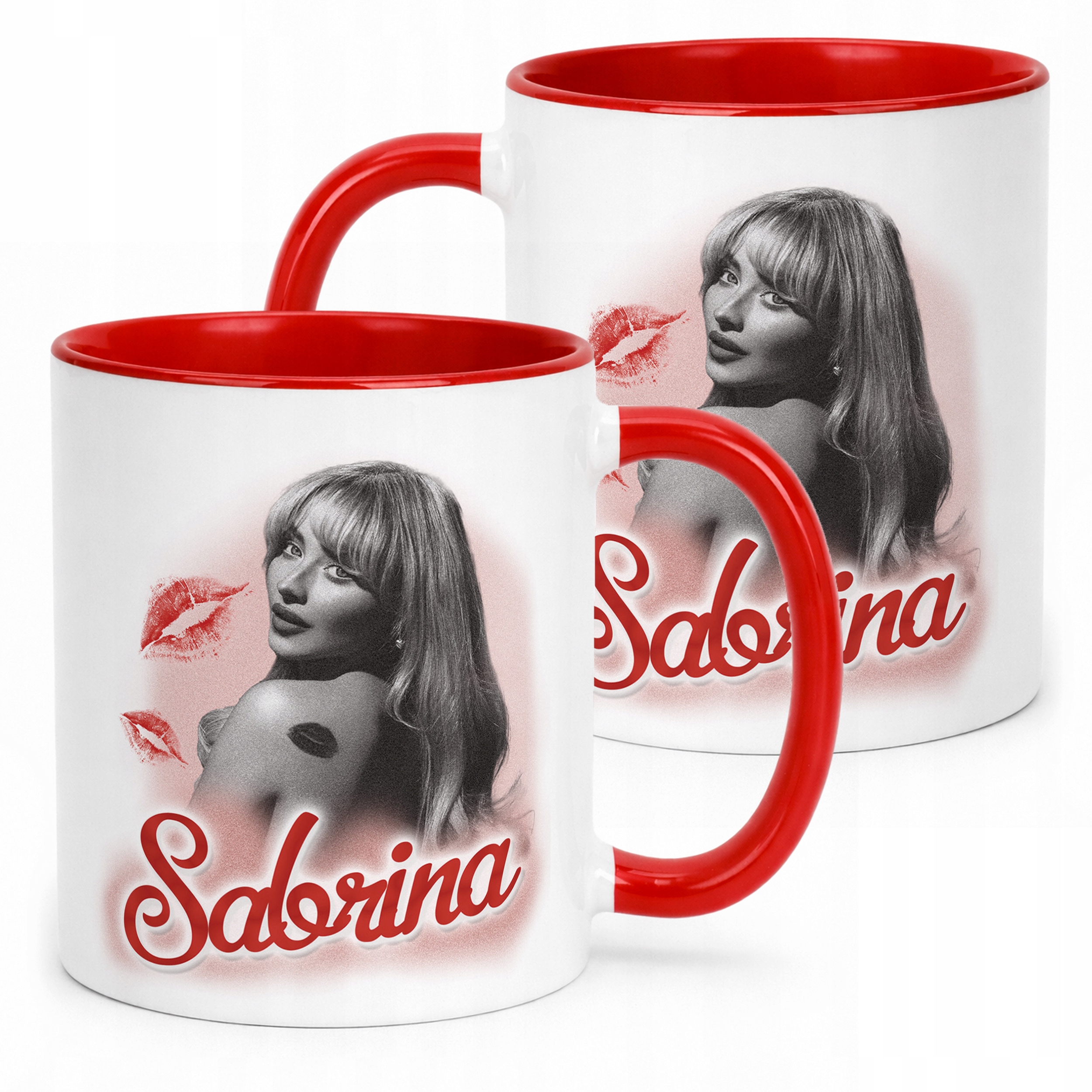 Kubek Czerwony Sabrina Carpenter Dla Fanów Prezent Upominek