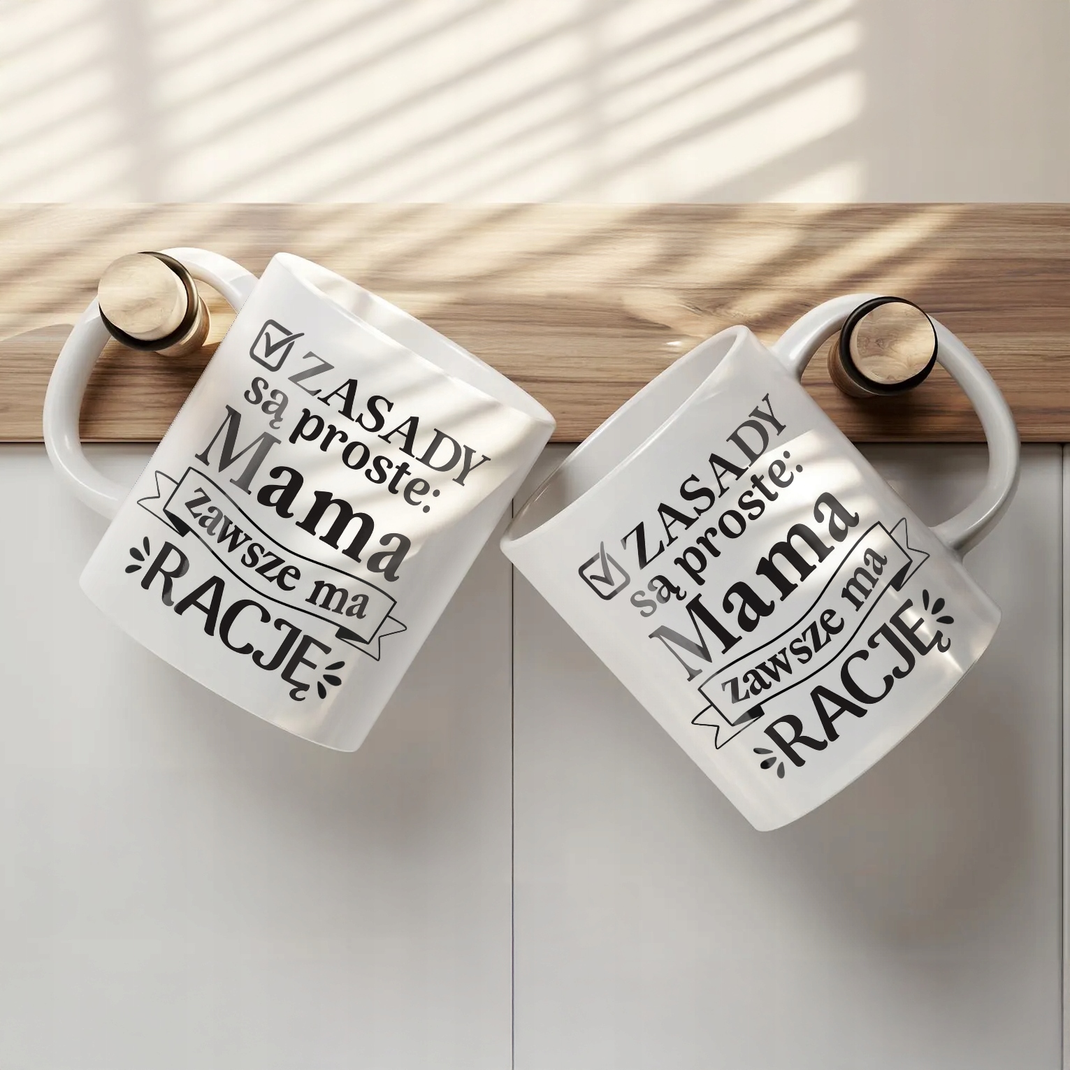 Kubek ceramiczny Dzień Matki Dla Mamy Prezent Zasady Są Proste