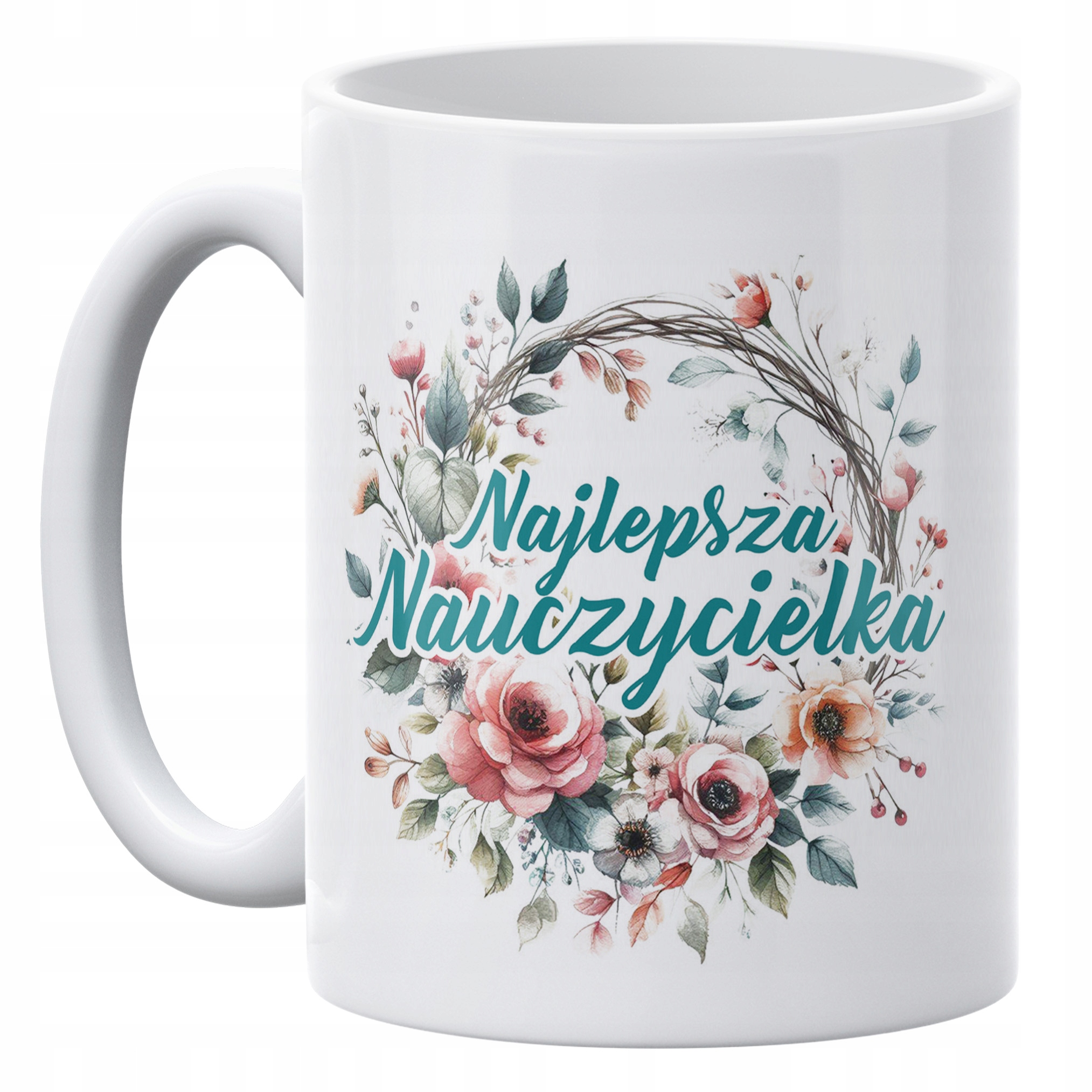 Zestaw kubek + torba Najlepsza Nauczycielka Dzień Nauczyciela Prezent