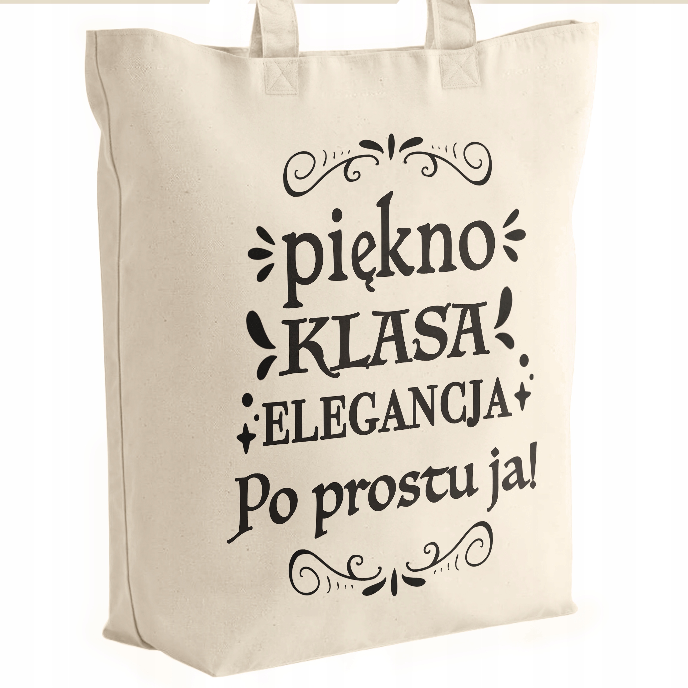 Zestaw Kubek + Torba Dzień Kobiet Prezent Upominek Piękno Klasa Elegancja