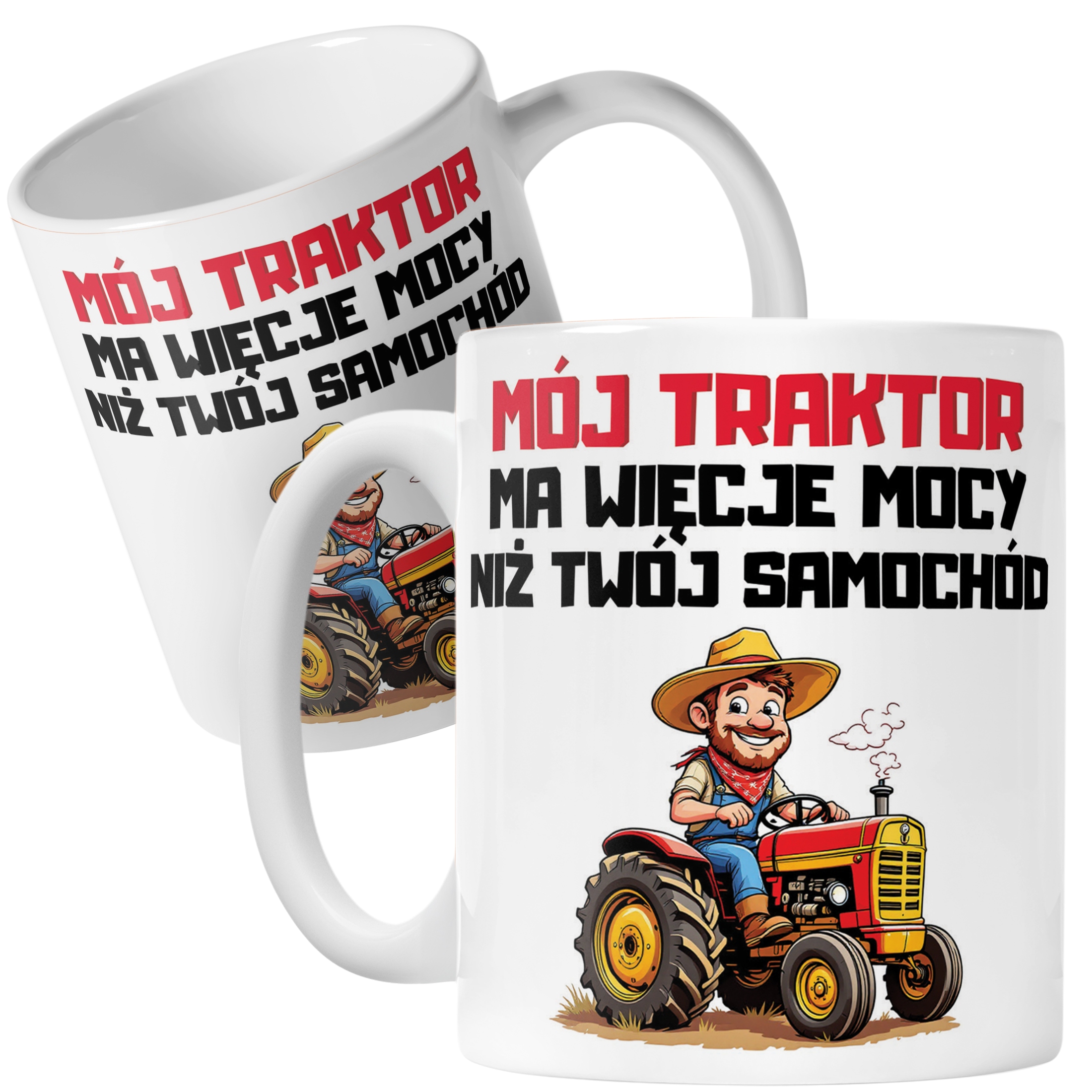 Kubek ceramiczny Rolnik Dla Rolnika Traktor Zabawny Prezent Upominek