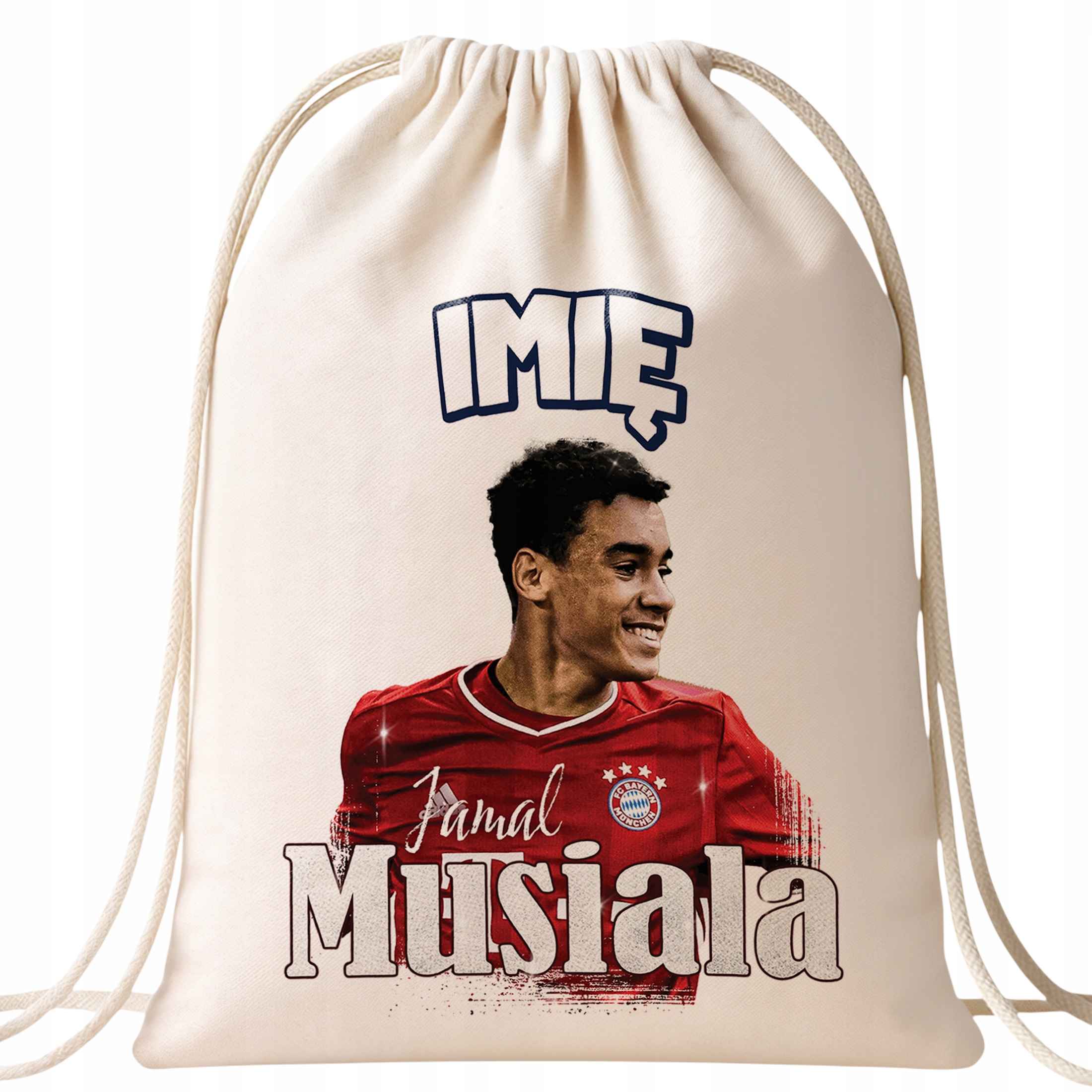 Zestaw personalizowany Kubek + Plecak Jamal Musiala Bayern Monachium