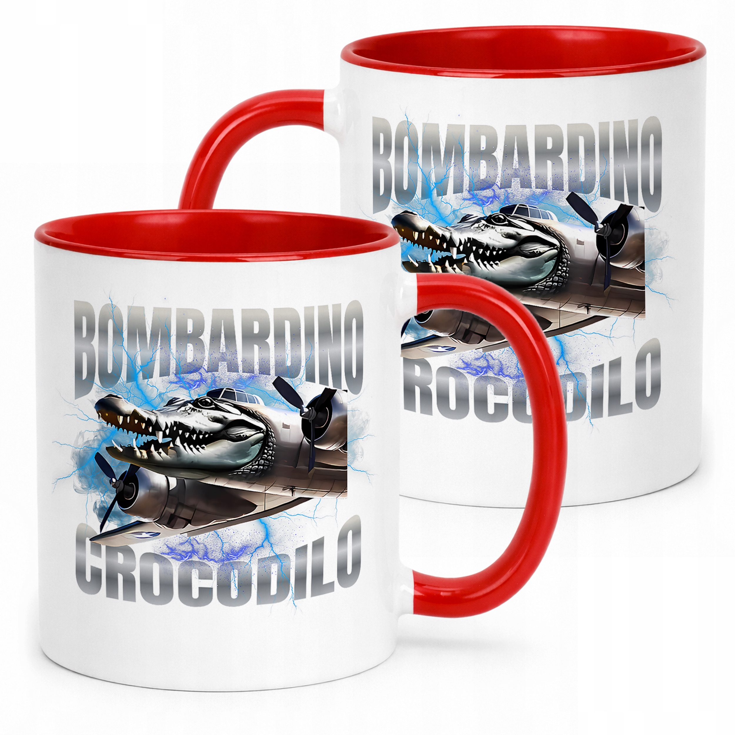 Kubek ceramiczny Bombardino Crocodilo viral tiktok brainrot