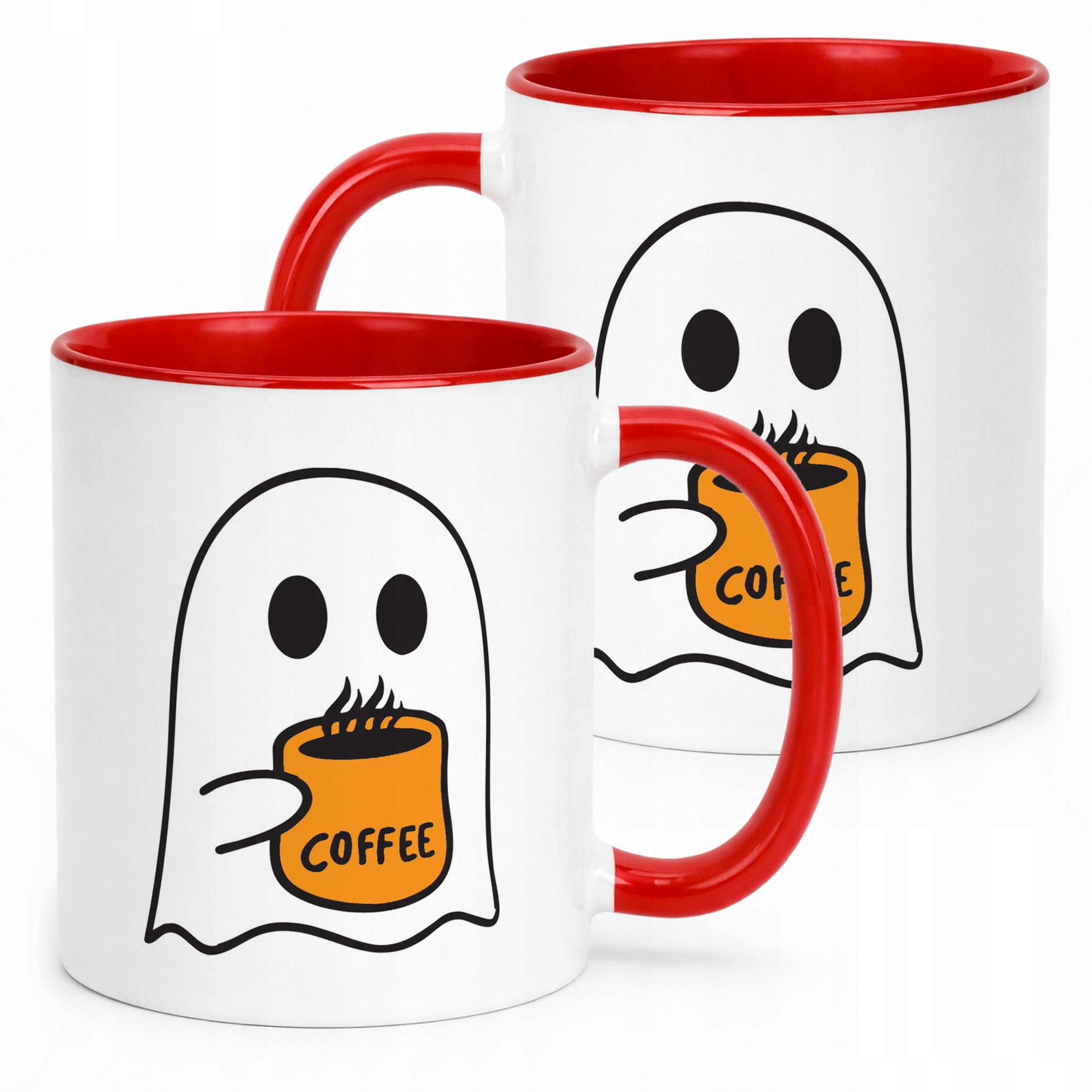 Kubek ceramiczny Halloween Jesień Dynia Duch Prezent Upominek