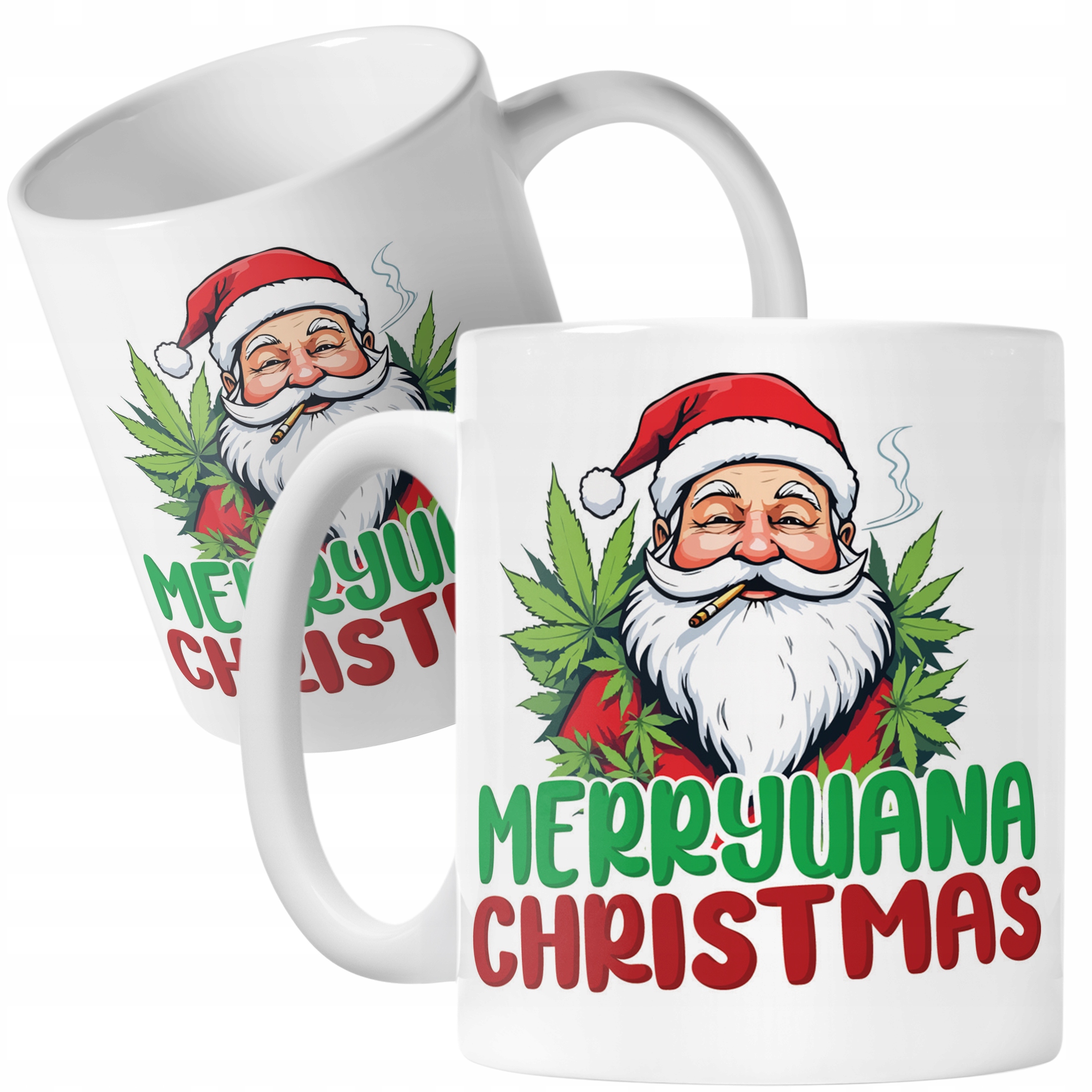 Kubek Ceramiczny Merryuana Christmas Boże Narodzenie Zabawny Prezent