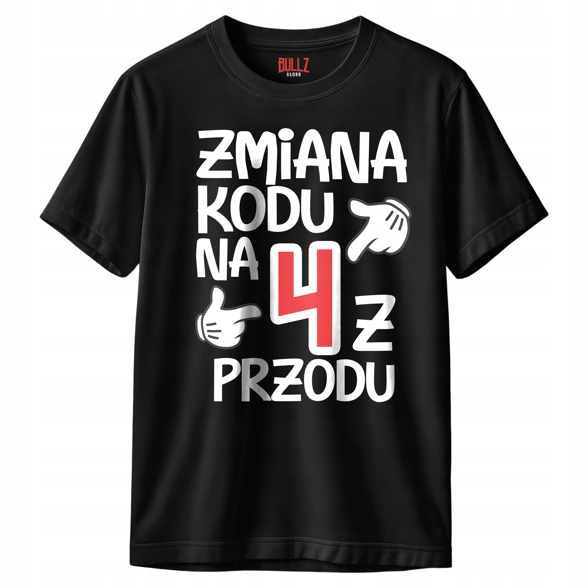 Koszulka czarna męska Zmiana Kodu 40 Urodziny Prezent