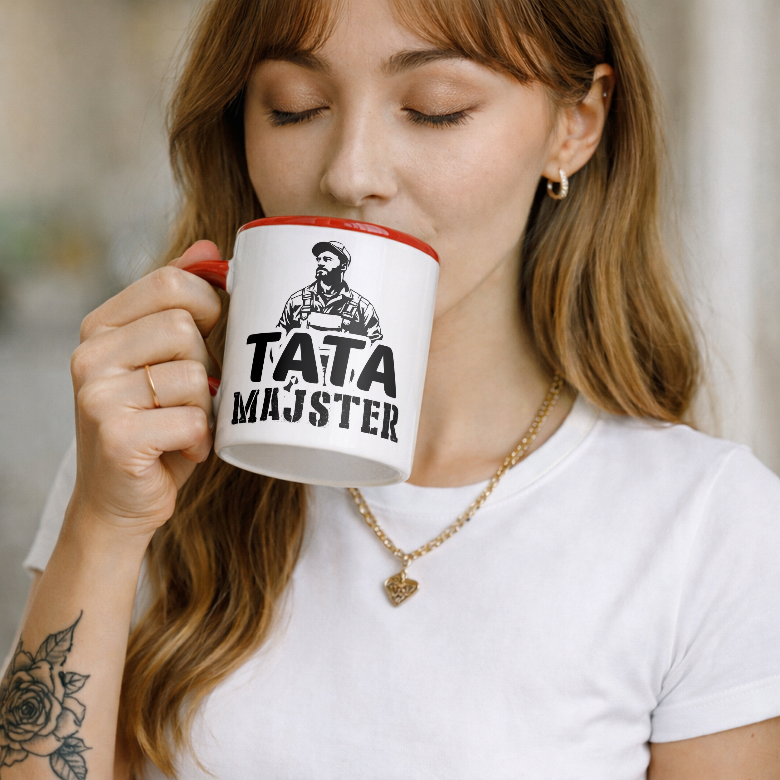 Kubek ceramiczny Dzień Ojca Dla Taty Tata Majster Prezent