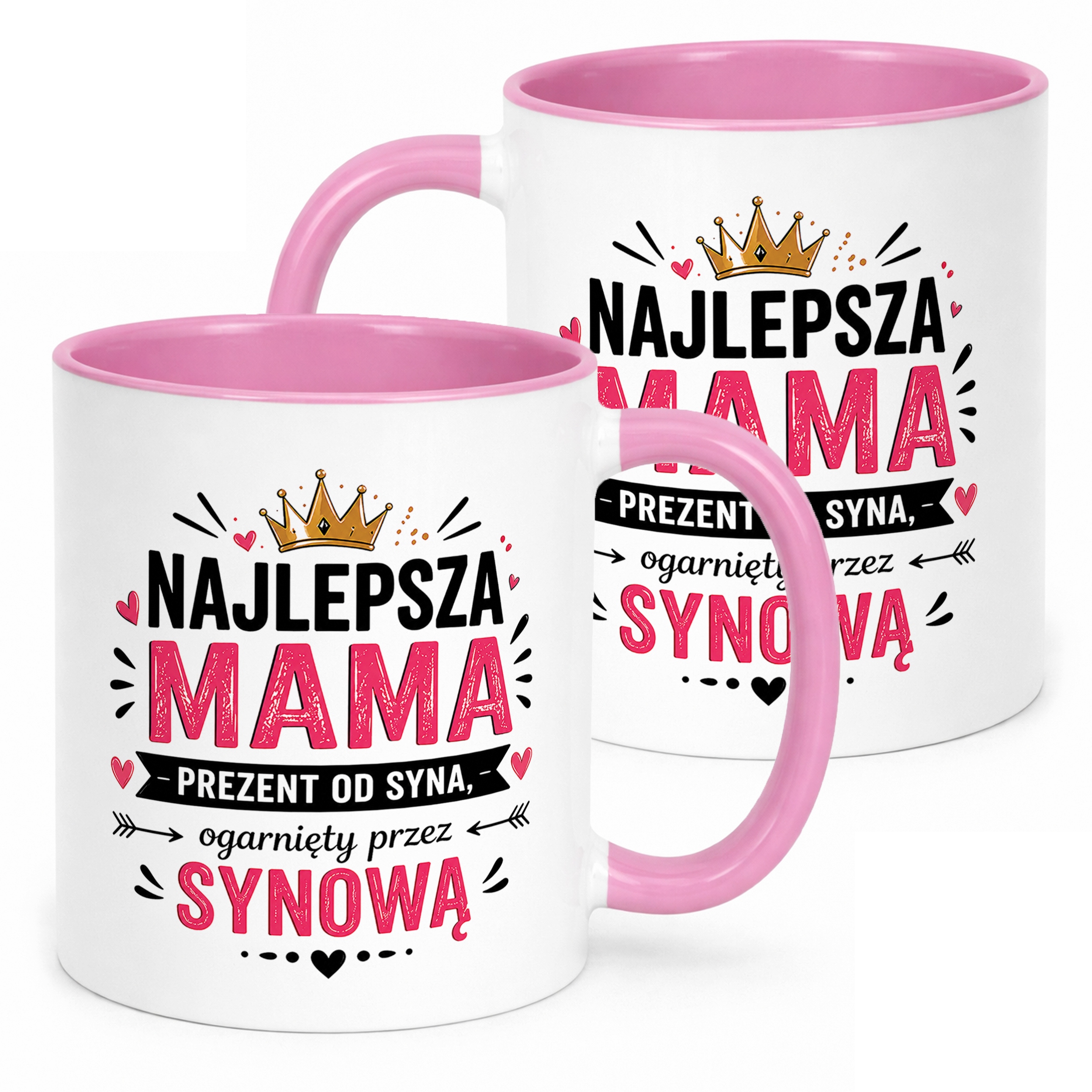 Dzień Matki prezent dla mamy kubek różowy wyjątkowy upominek mamy dobry