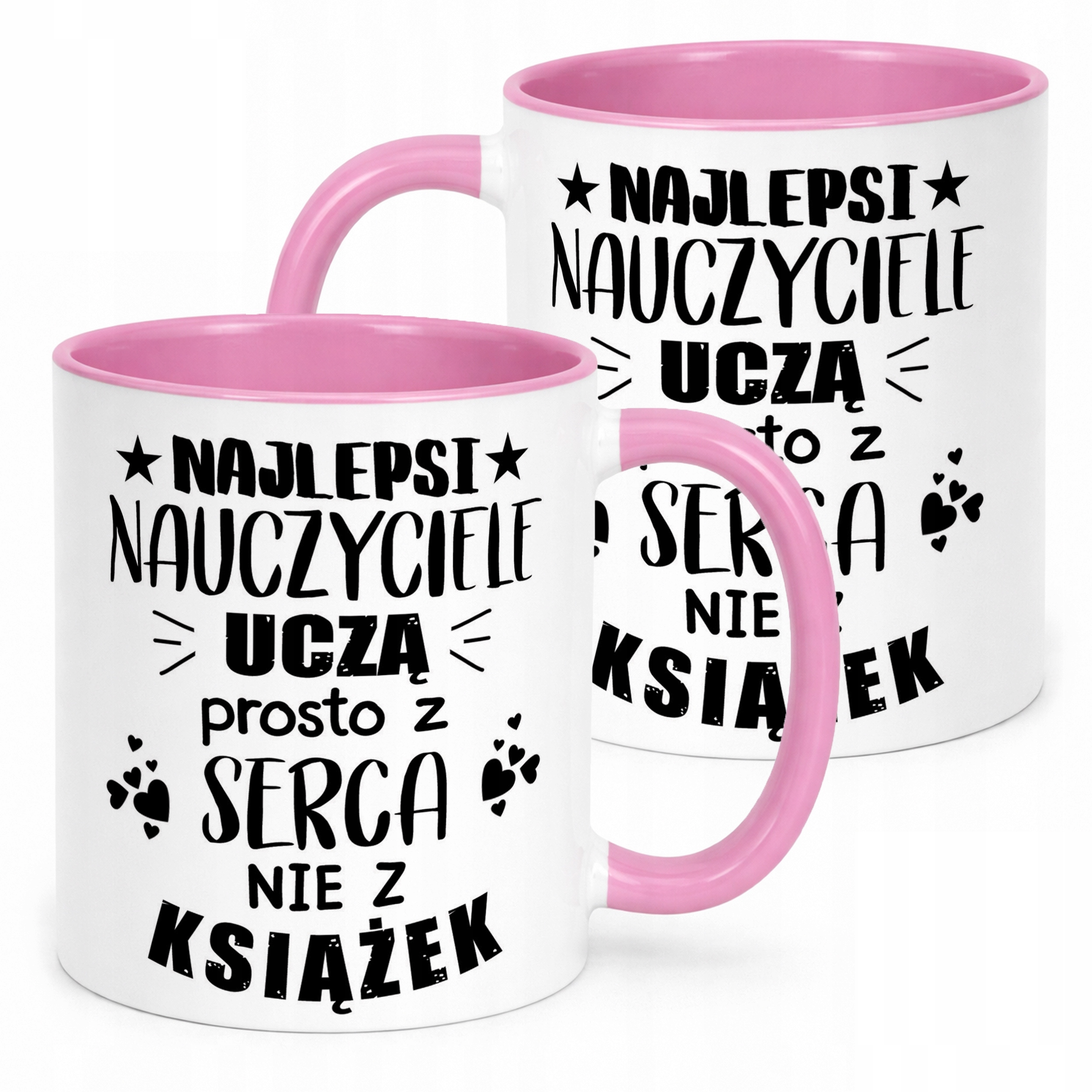 Kubek Różowy Dla Nauczyciela Nauczycielki Dzień Nauczyciela Prezent