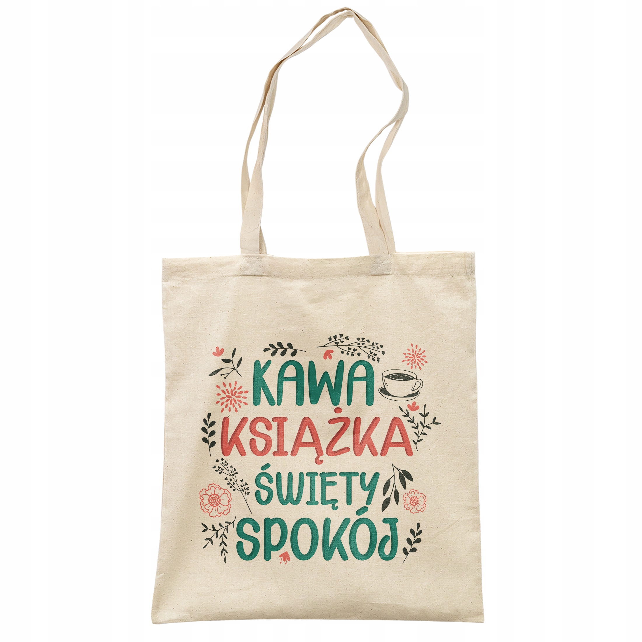 Torba bawełniana na zakupy prezent na Dzień Kobiet Święty Spokój