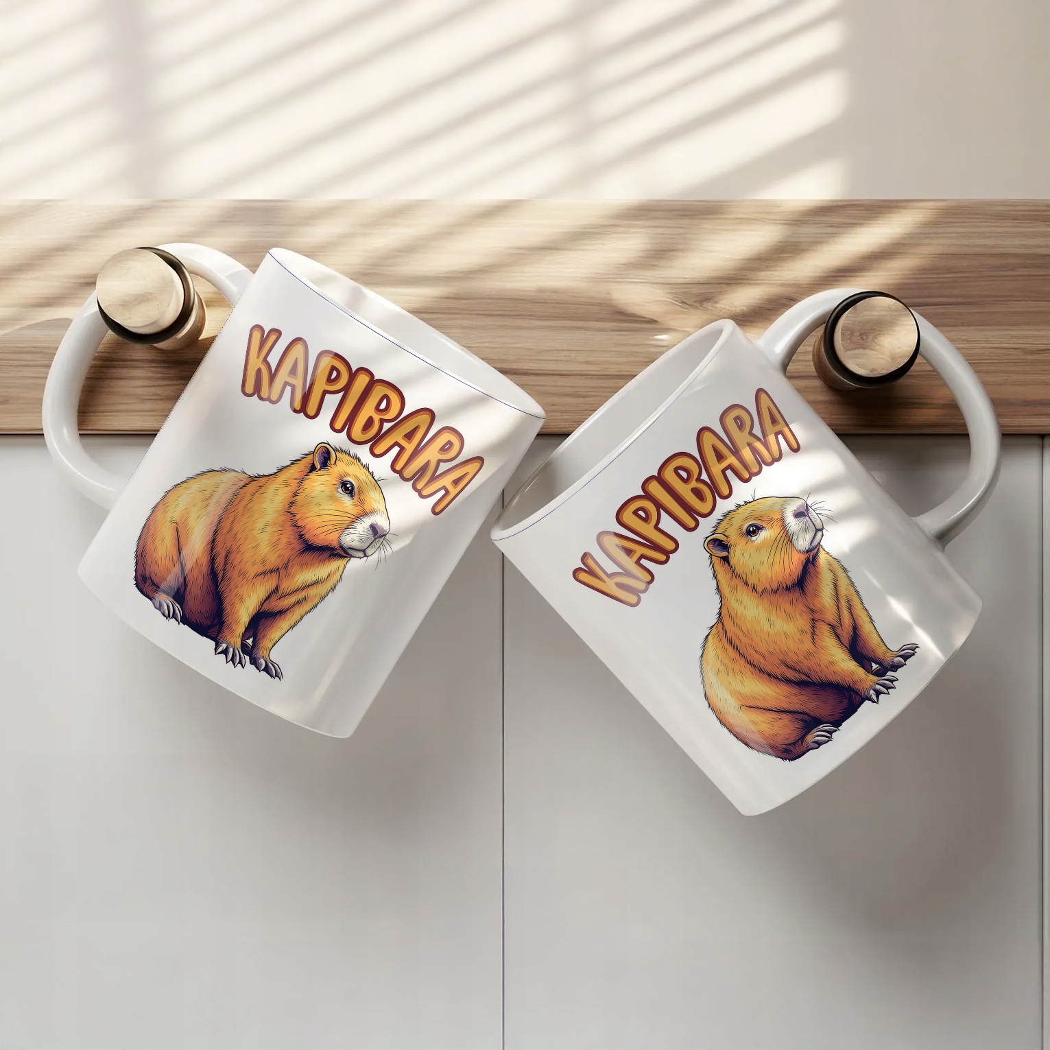 Kubek ceramiczny Kapibara Capybara Zwierzak Słodki Dla Dzieci Prezent