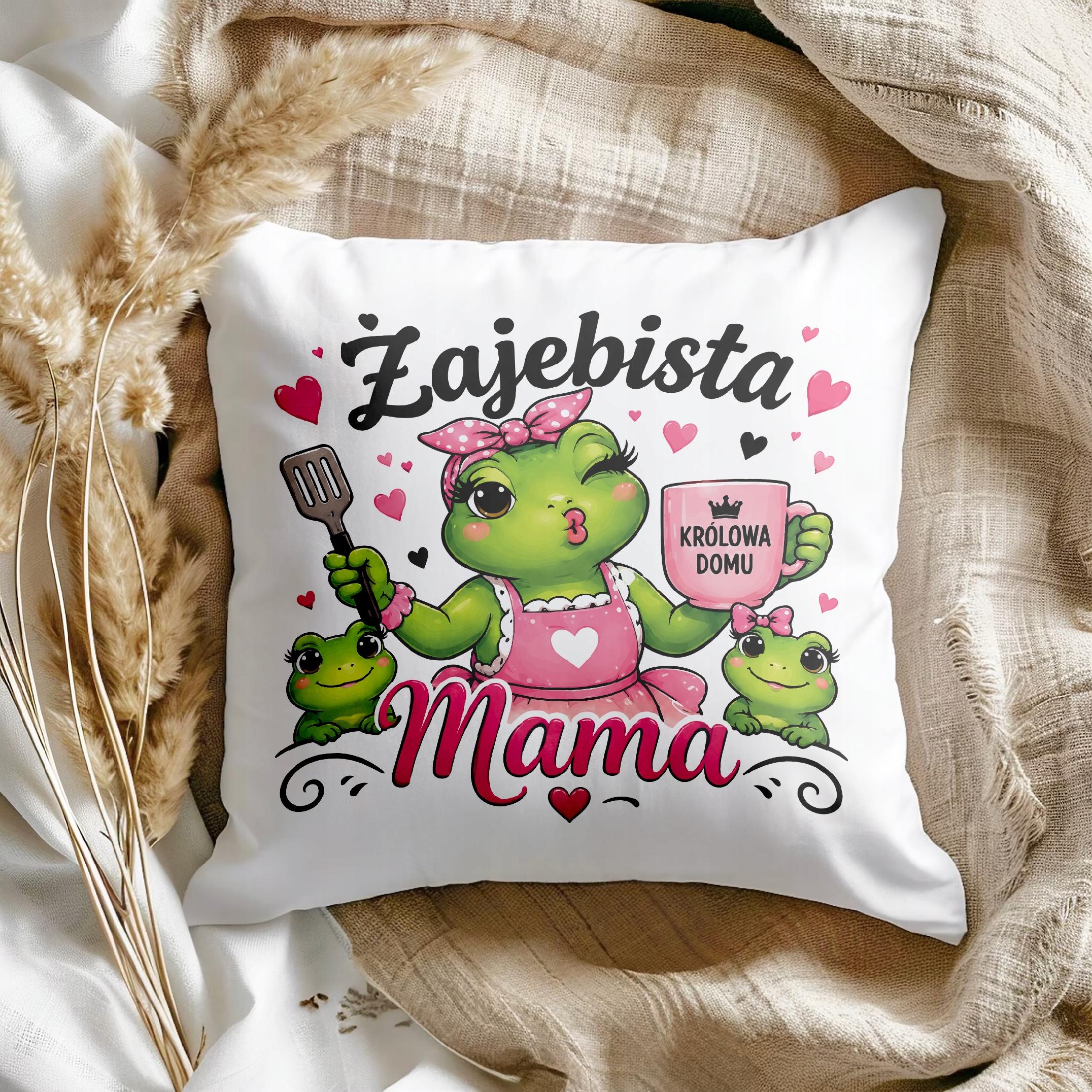 Poduszka dla mamy 38x38cm prezent na Dzień Matki prezent dla mamusi