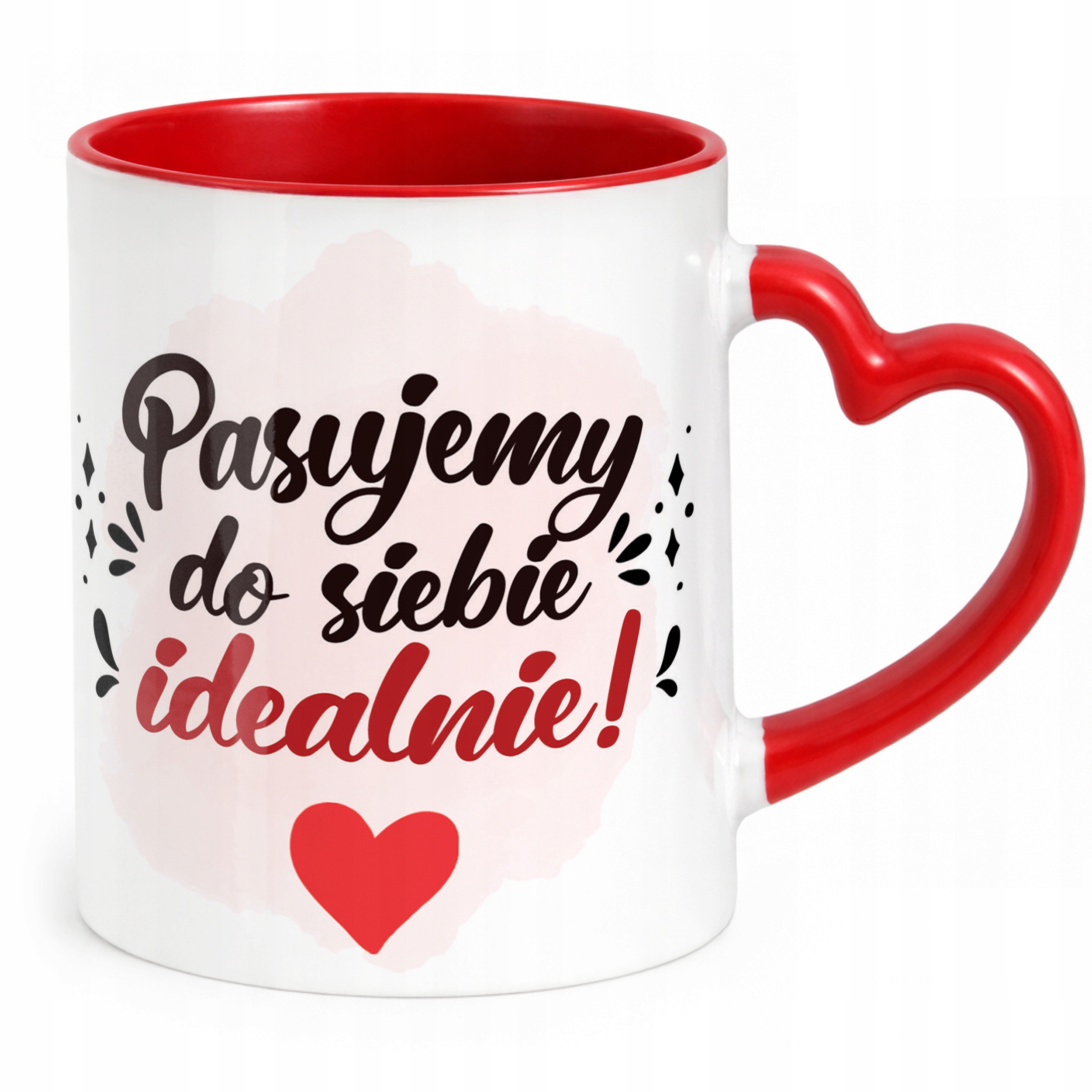 Kubek Walentynkowy Personalizowany Serce Walentynki Prezent Upominek