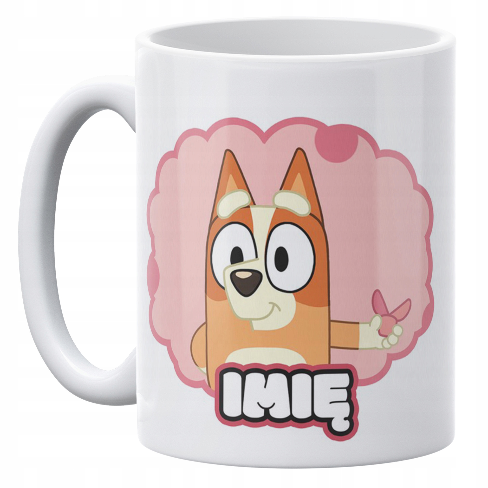 Zestaw personalizowany plecak bawełniany + kubek Bluey Bajka Dla Dzieci
