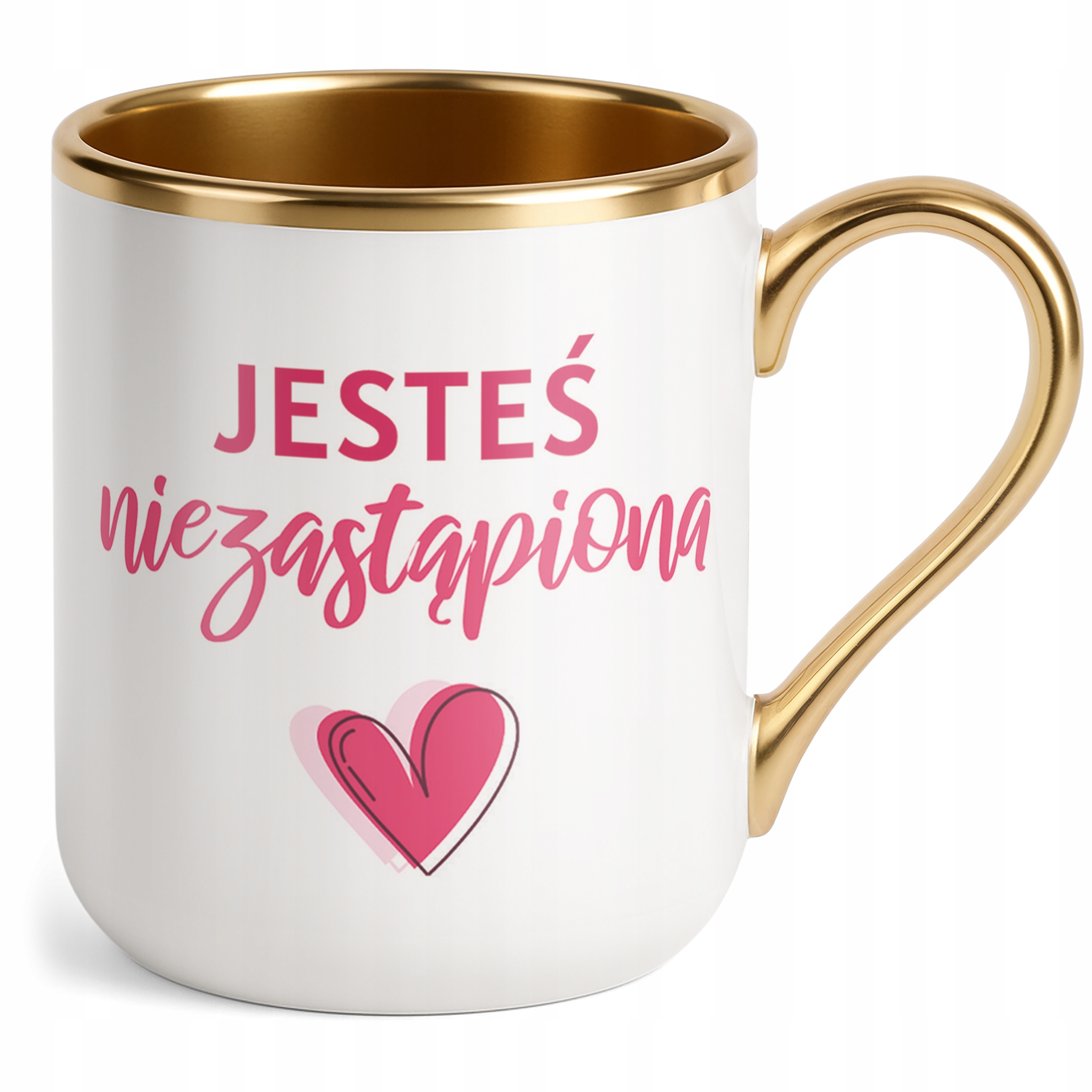 Kubek Premium Złoty Świadkowa Idealna Prezent Dla Świadkowej Ślub