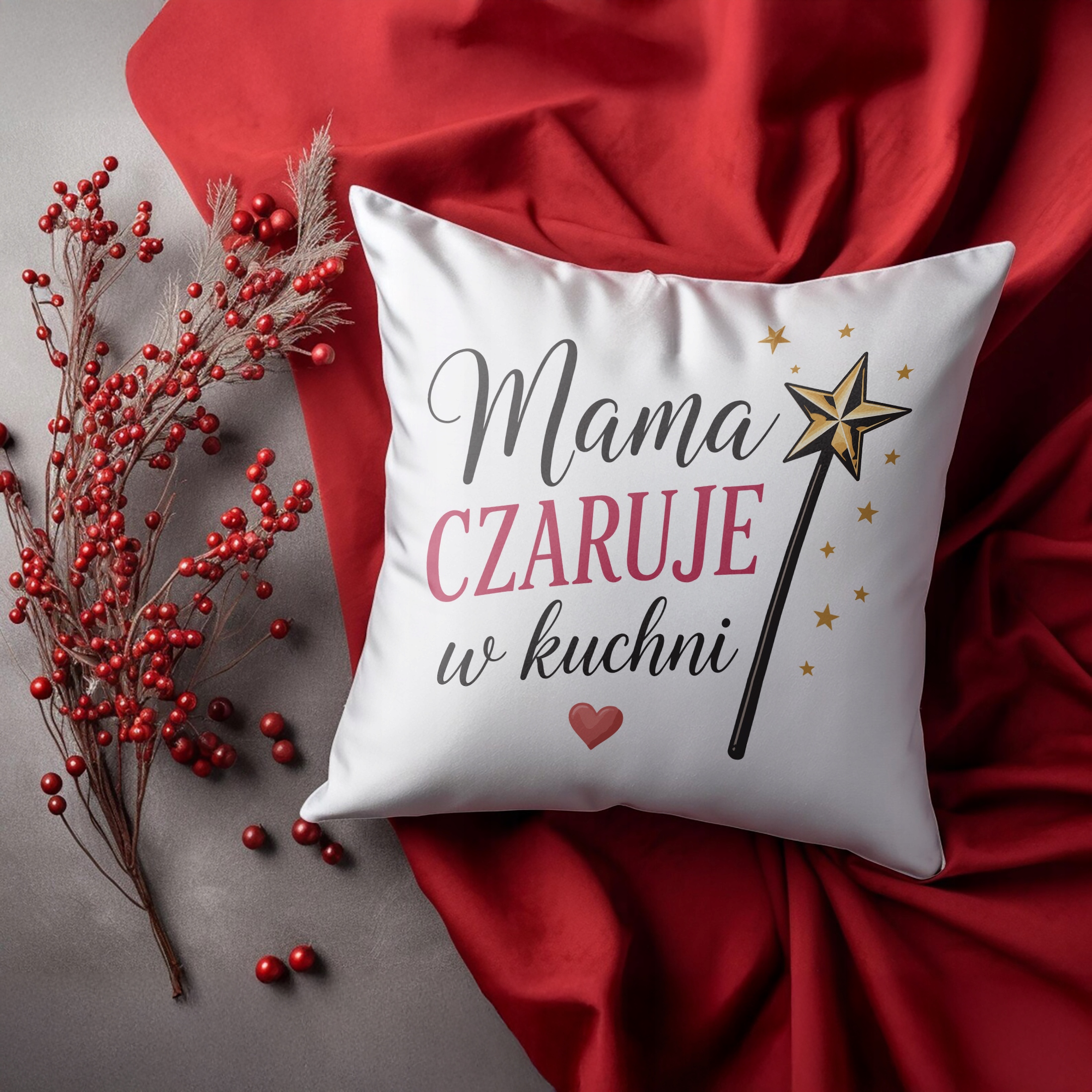 Poduszka 38x38cm prezent dla mamy na Dzień Matki upominek dla mamusi